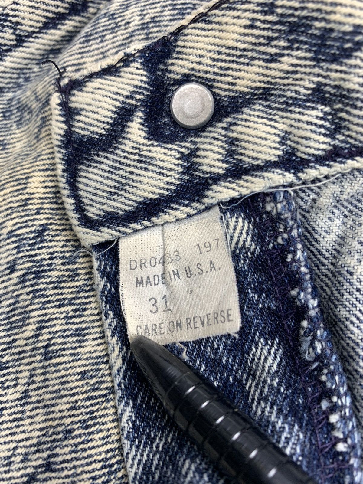 Cutler and Gross × Vintage Vintage 80s Cotler Acidwash Denim Jeans Size US 28 / EU 44 - 8 Thumbnail