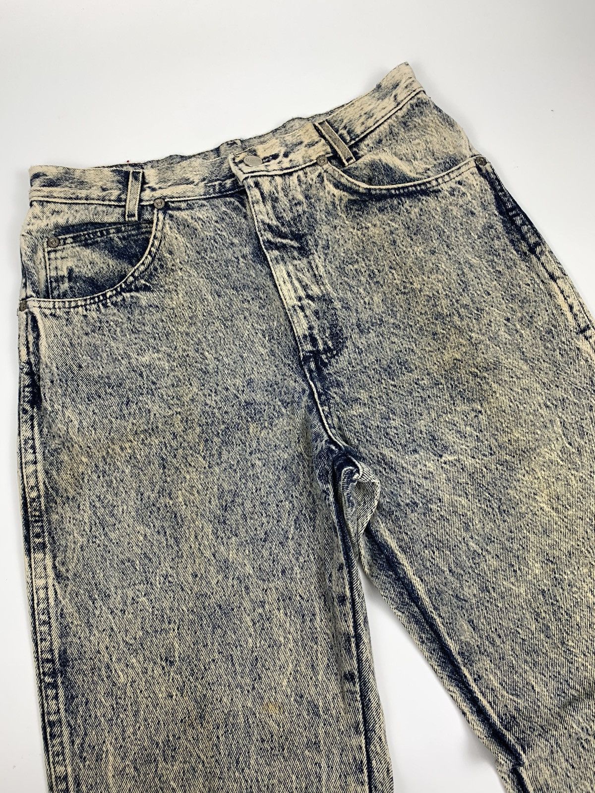Cutler and Gross × Vintage Vintage 80s Cotler Acidwash Denim Jeans Size US 28 / EU 44 - 5 Thumbnail