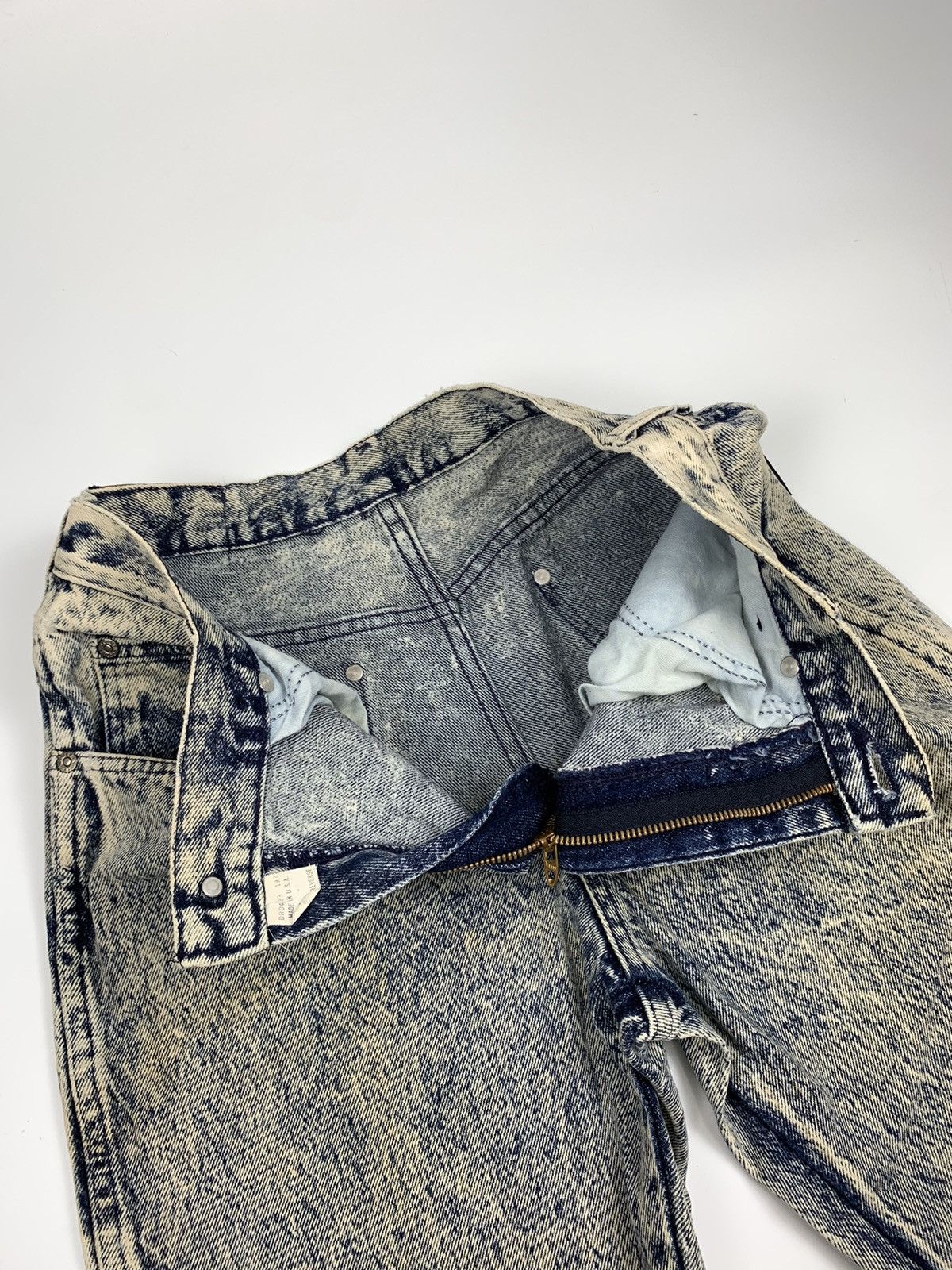 Cutler and Gross × Vintage Vintage 80s Cotler Acidwash Denim Jeans Size US 28 / EU 44 - 7 Thumbnail
