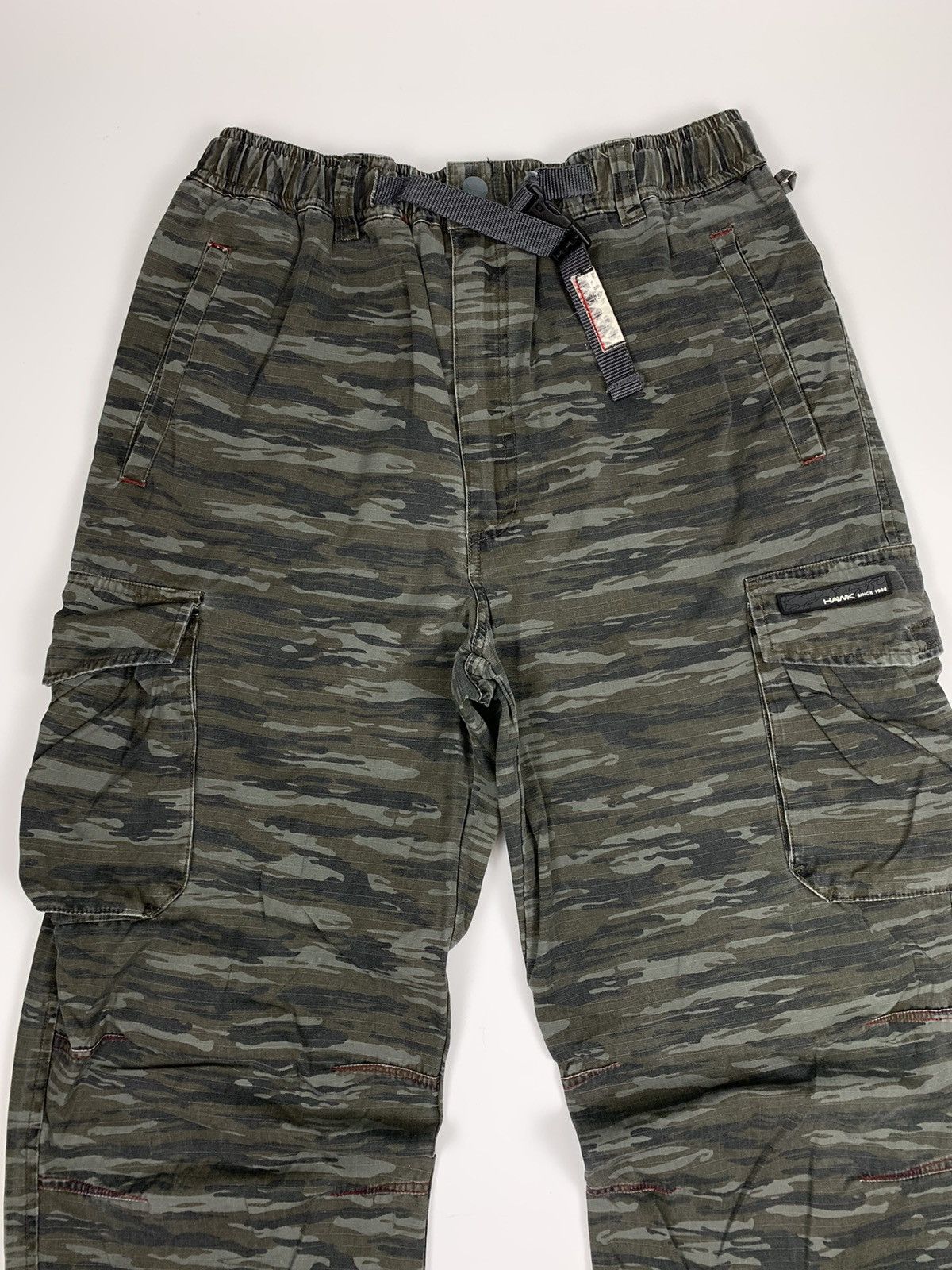 Tony Hawk Tony Hawk Tiger Stripe Camouflage Cargo Pants Size US 31 - 2 Thumbnail