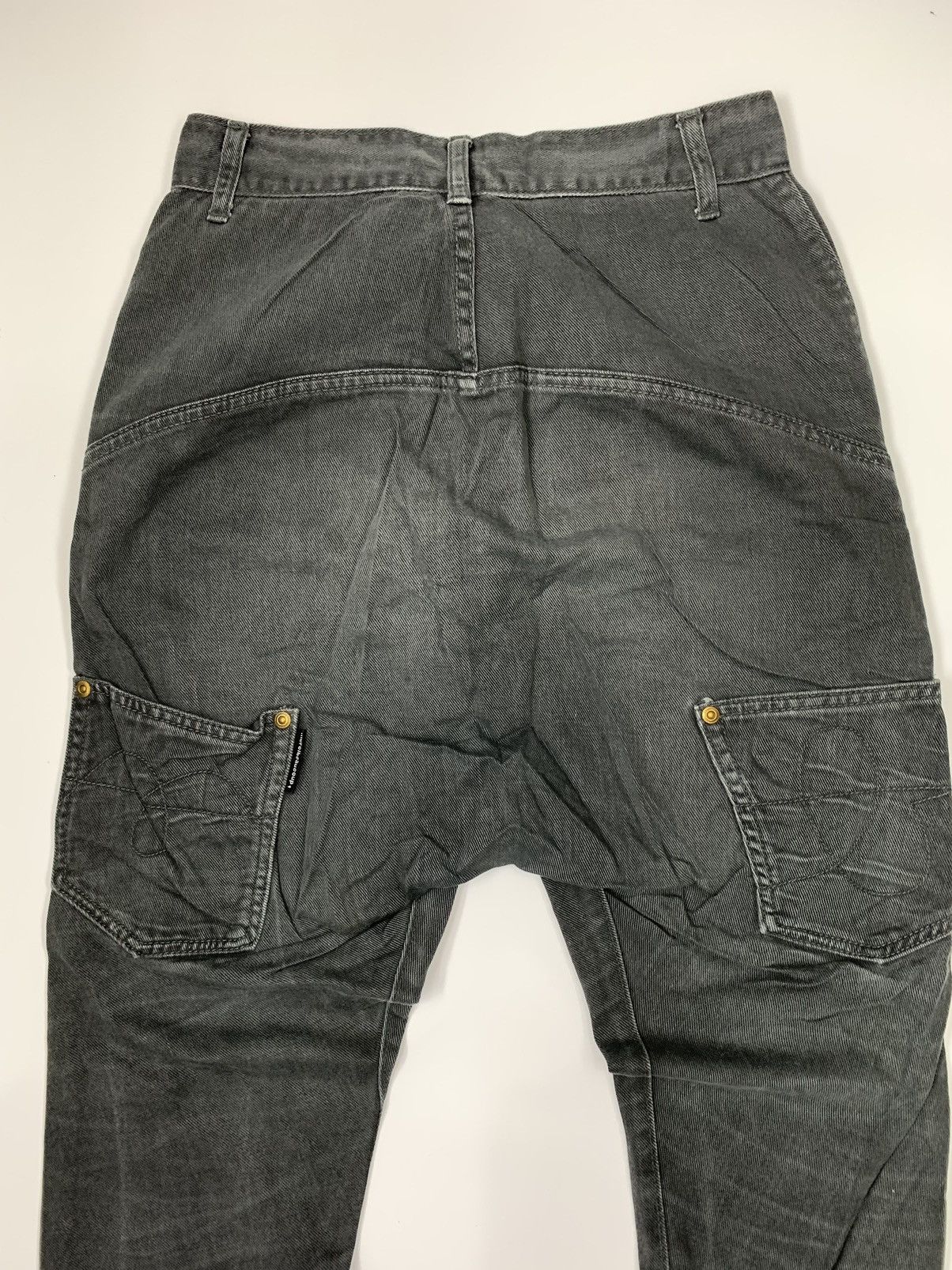 Japanese Brand × mercibeaucoup Mercibeaucoup Hip Hop Trendy Pants Loose Solid Grey Size US 28 / EU 44 - 7 Thumbnail