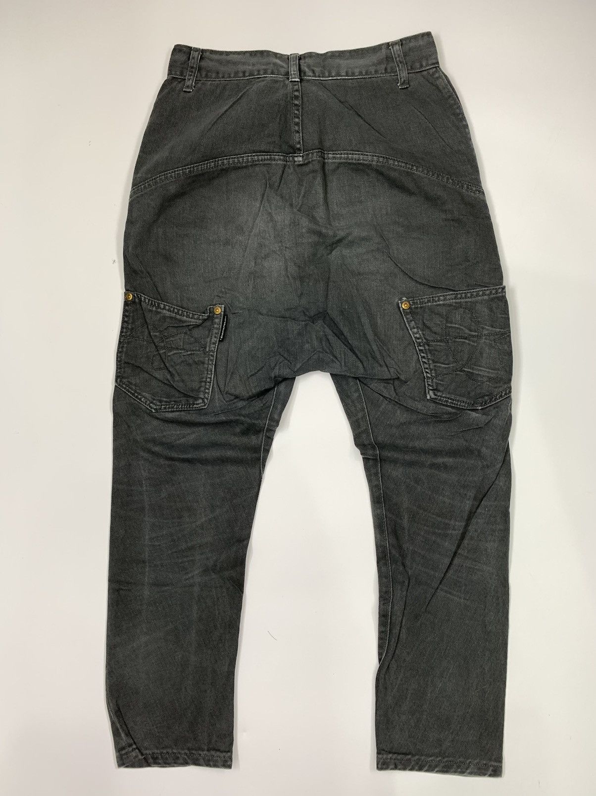 Japanese Brand × mercibeaucoup Mercibeaucoup Hip Hop Trendy Pants Loose Solid Grey Size US 28 / EU 44 - 6 Thumbnail