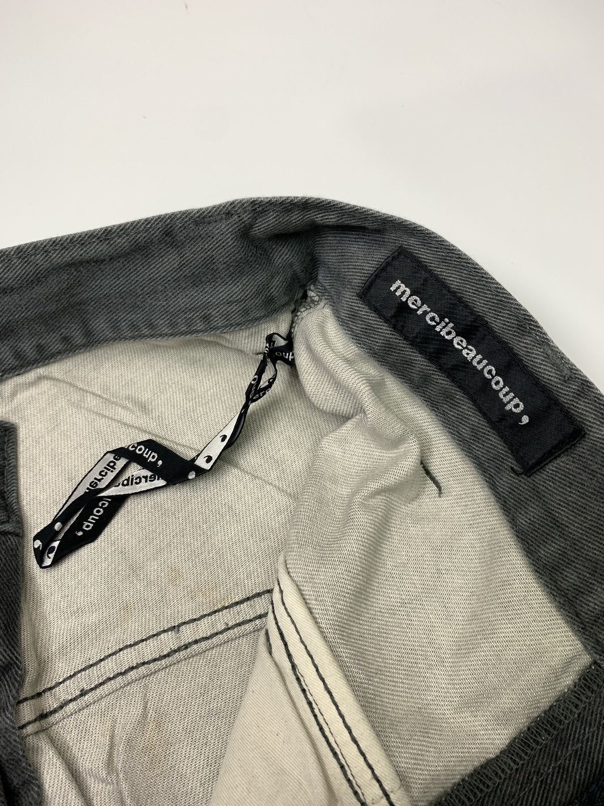Japanese Brand × mercibeaucoup Mercibeaucoup Hip Hop Trendy Pants Loose Solid Grey Size US 28 / EU 44 - 5 Thumbnail