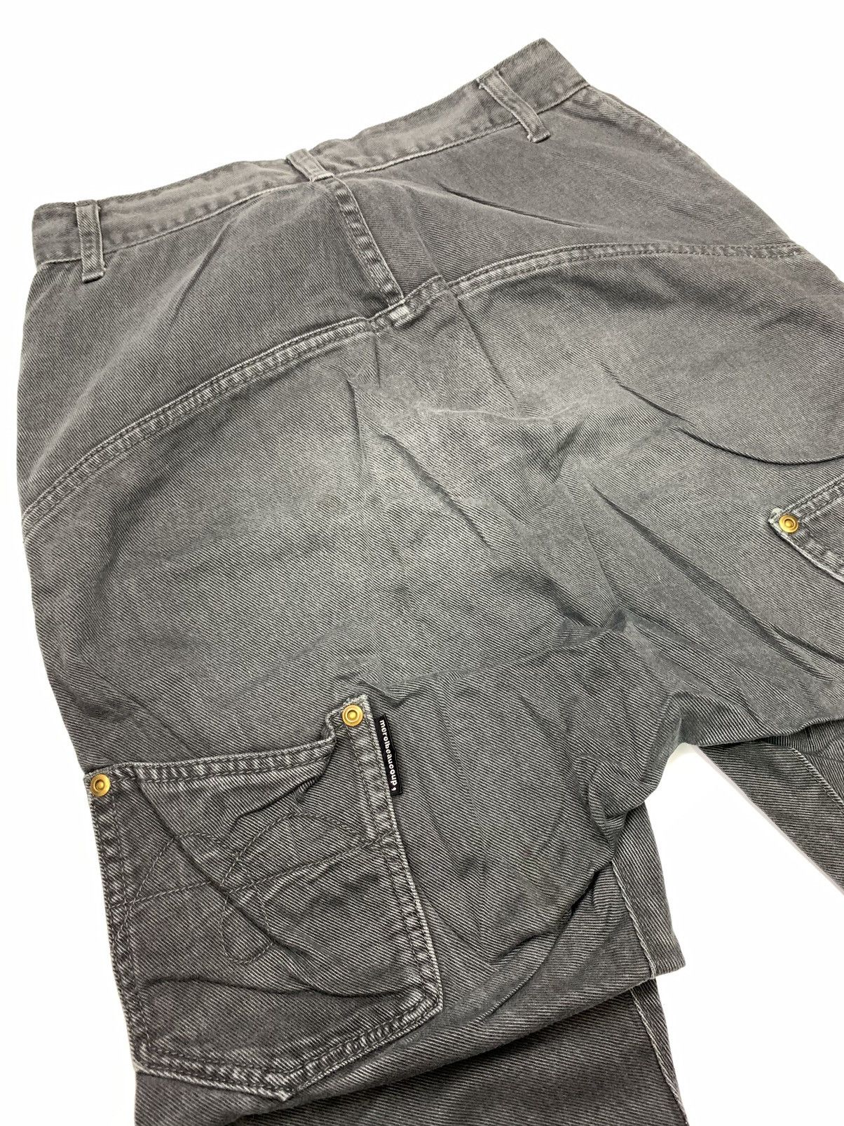 Japanese Brand × mercibeaucoup Mercibeaucoup Hip Hop Trendy Pants Loose Solid Grey Size US 28 / EU 44 - 10 Thumbnail