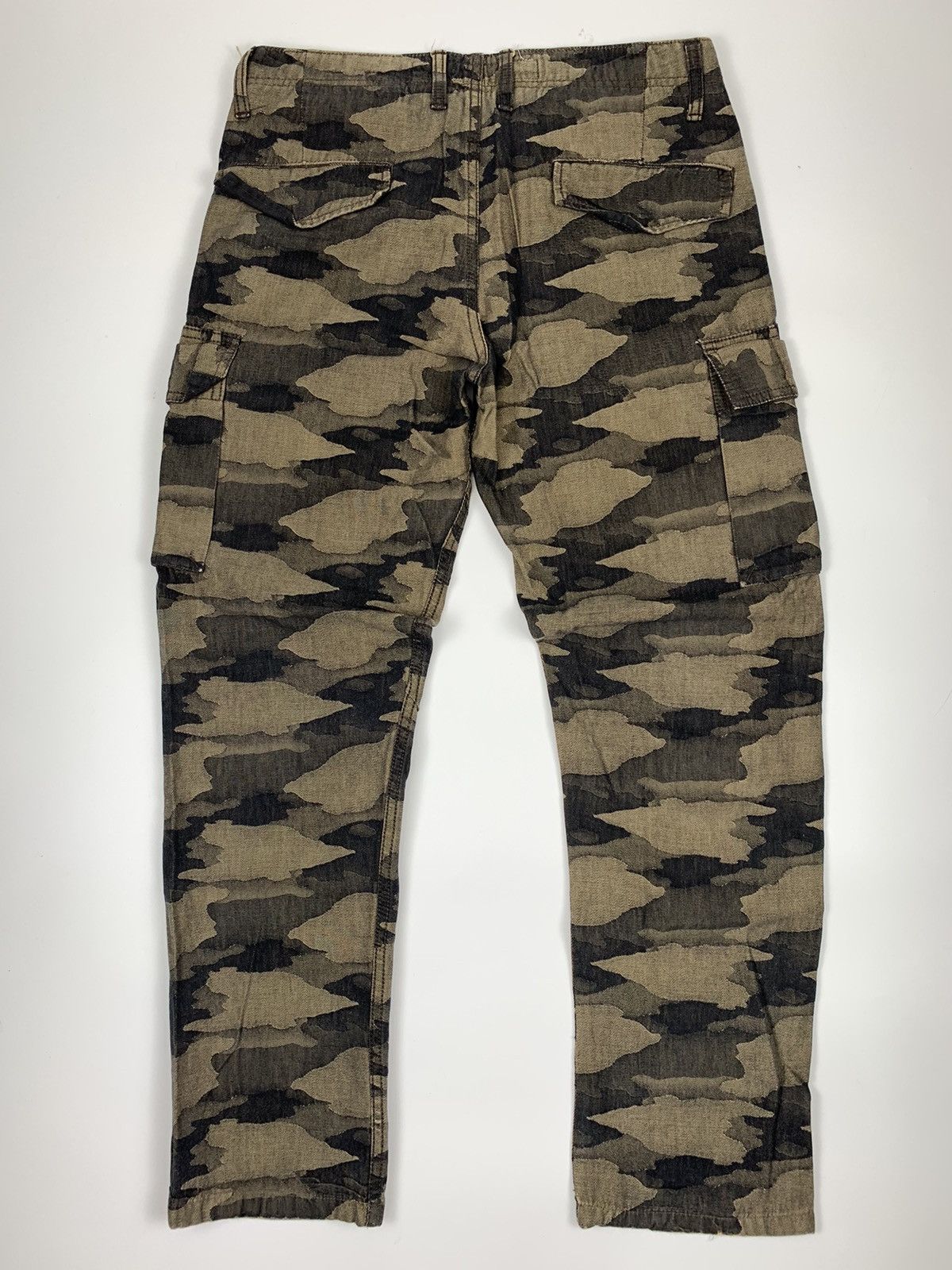 Japanese Brand Blueways Surplus Bws339 Camouflage Cargo Trouser Size US 30 / EU 46 - 7 Thumbnail