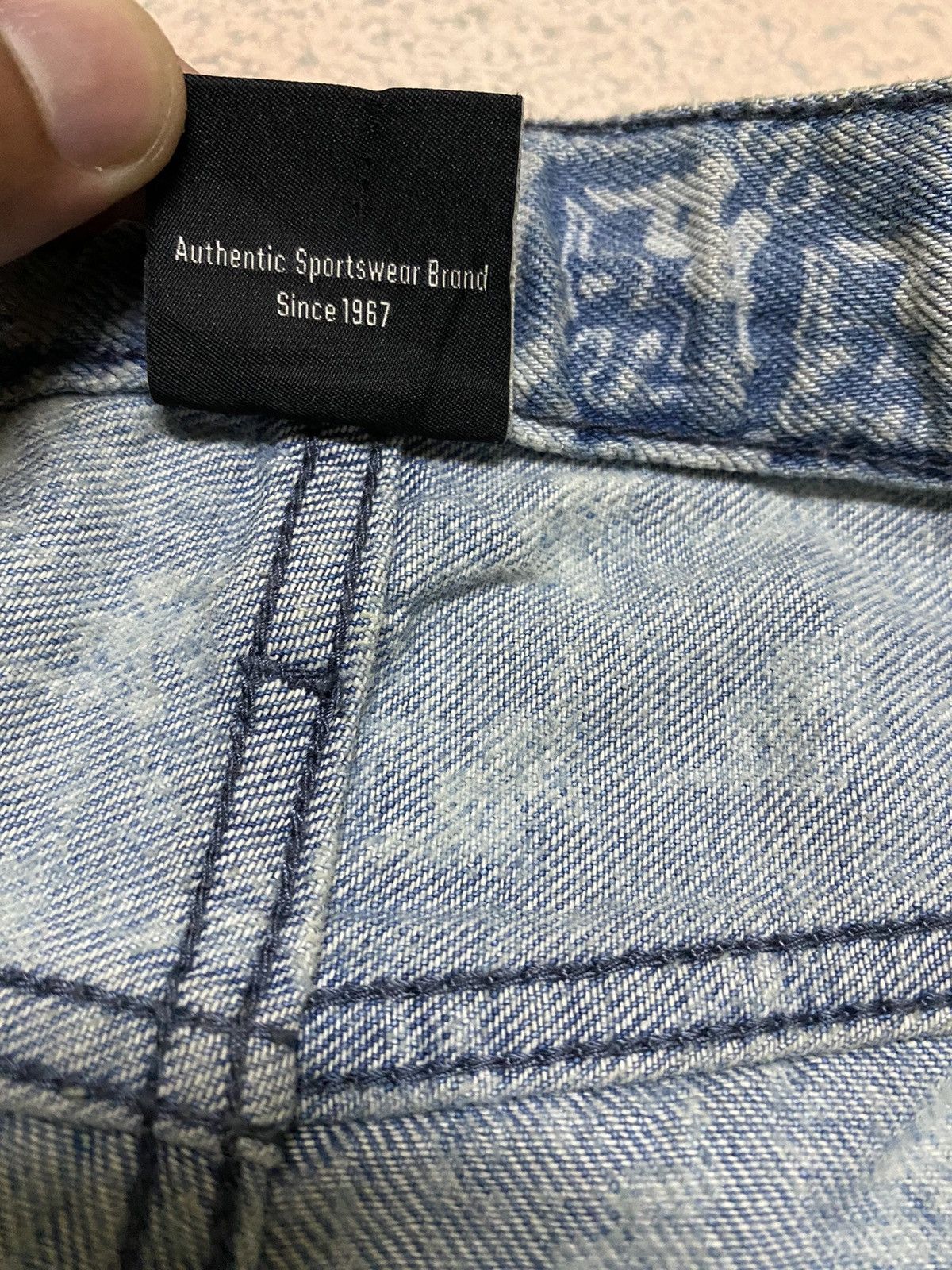Kappa Vintage rare full monogram kappa blue jeans Size US 34 / EU 50 - 13 Thumbnail