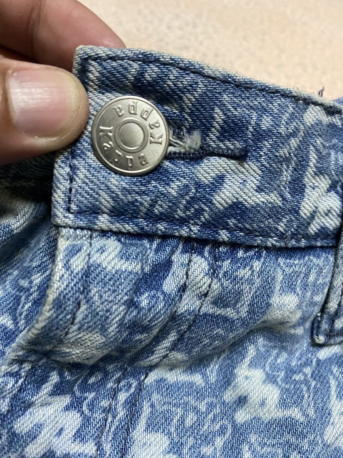 Kappa Vintage rare full monogram kappa blue jeans Size US 34 / EU 50 - 11 Thumbnail