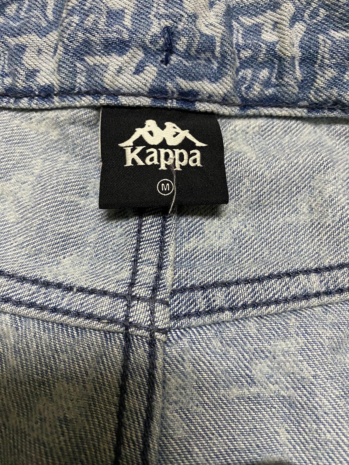 Kappa Vintage rare full monogram kappa blue jeans Size US 34 / EU 50 - 12 Thumbnail