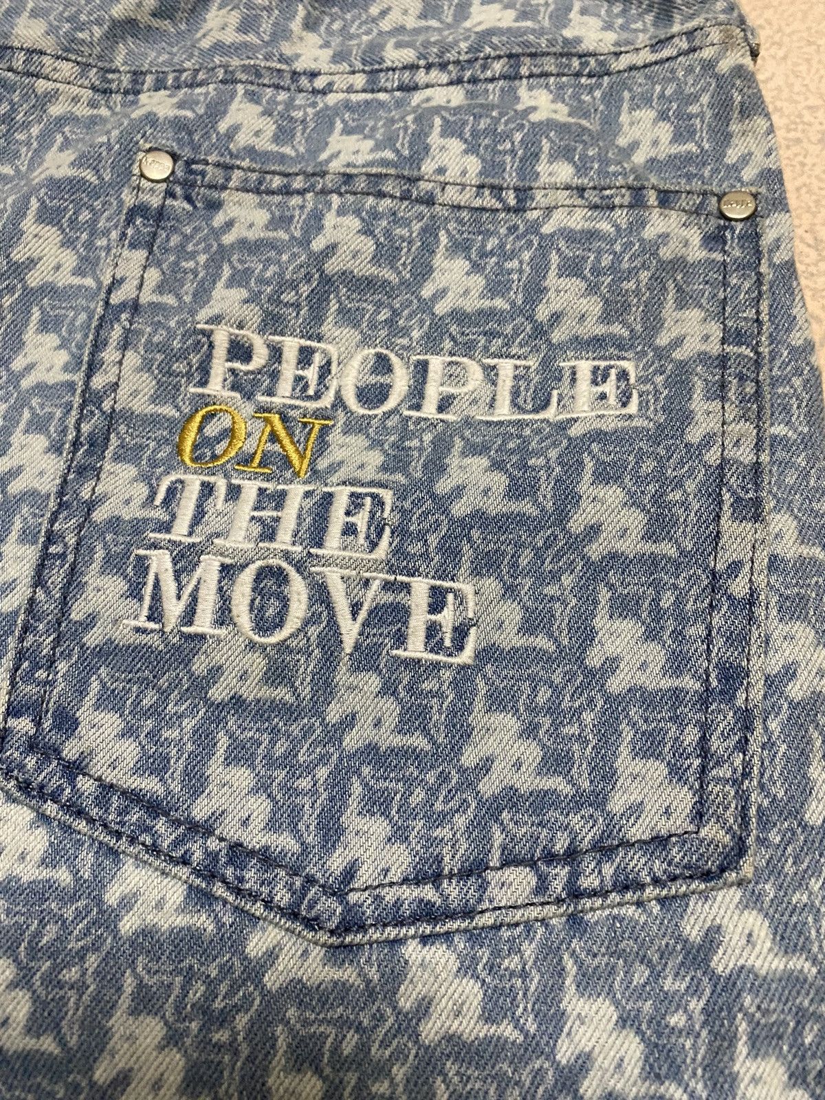 Kappa Vintage rare full monogram kappa blue jeans Size US 34 / EU 50 - 15 Thumbnail