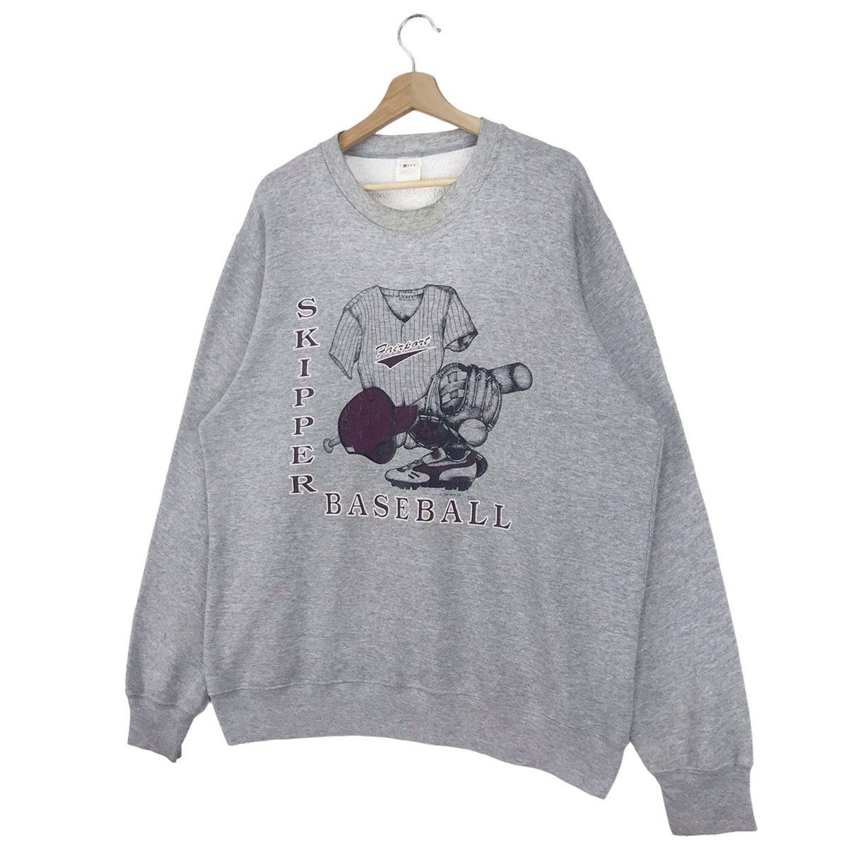 MLB × NEFF × Vintage 90’s Skipper Baseball Sweatshirts Size US XL / EU 56 / 4 - 2 Thumbnail