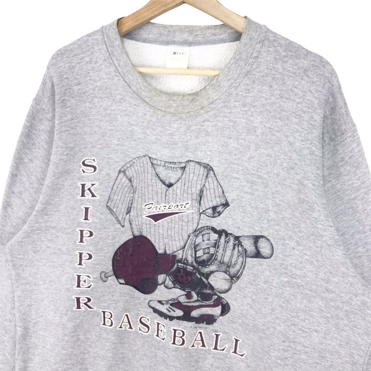 MLB × NEFF × Vintage 90’s Skipper Baseball Sweatshirts Size US XL / EU 56 / 4 - 4 Thumbnail