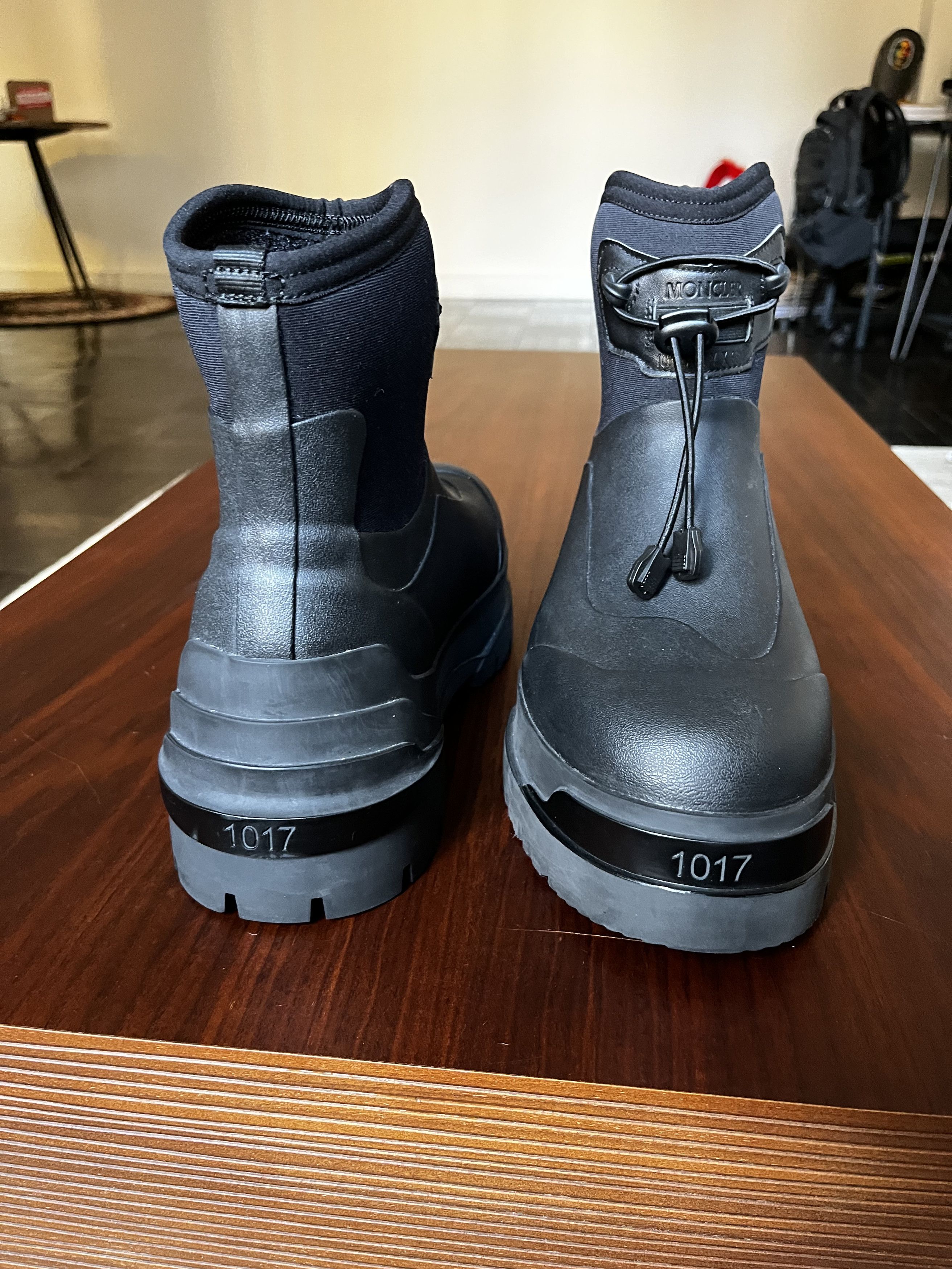 1017 ALYX 9SM × Alyx × Moncler Genius Allison Scarpa Boots (Black 