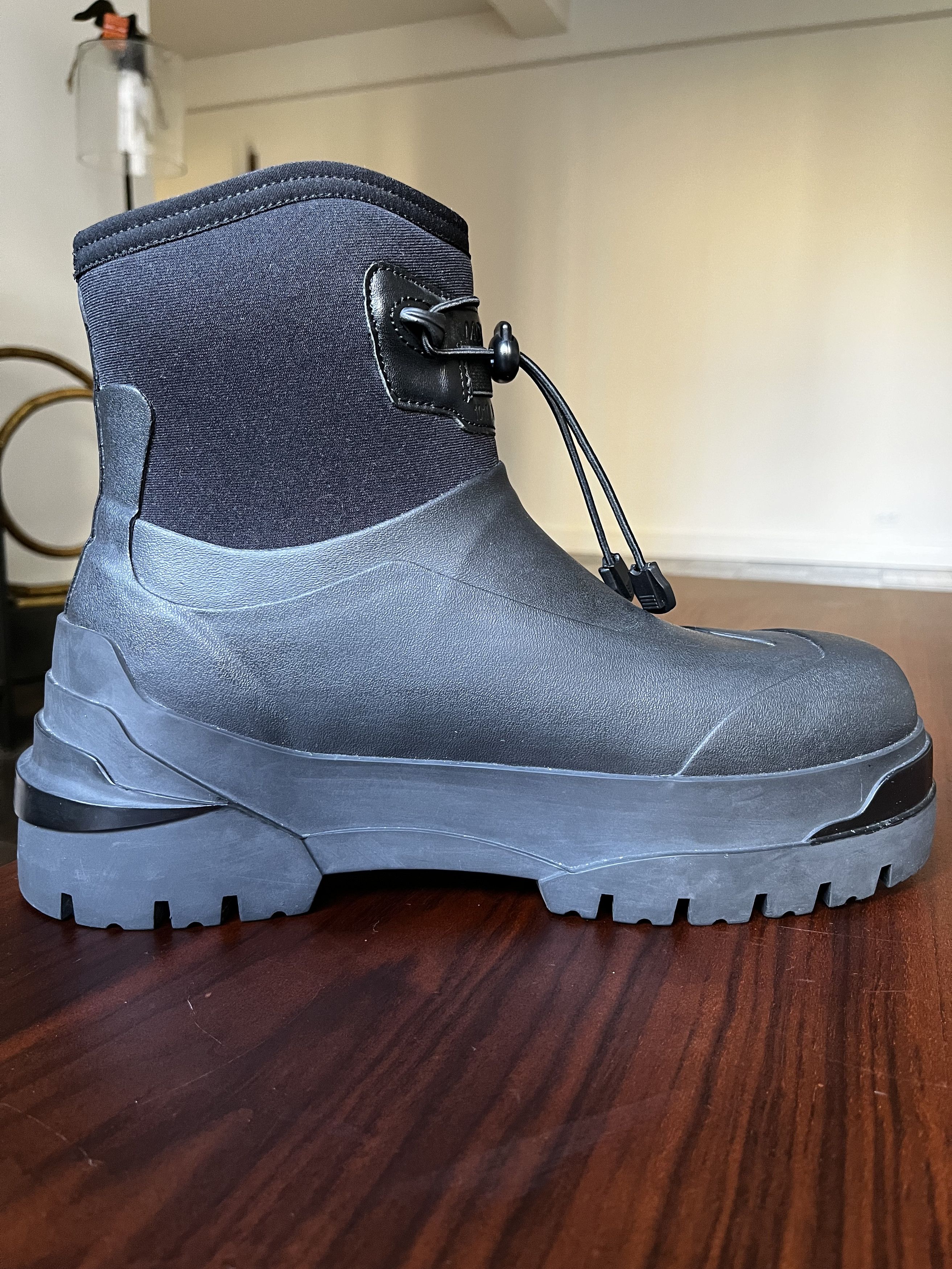 1017 ALYX 9SM × Alyx × Moncler Genius Allison Scarpa Boots (Black 