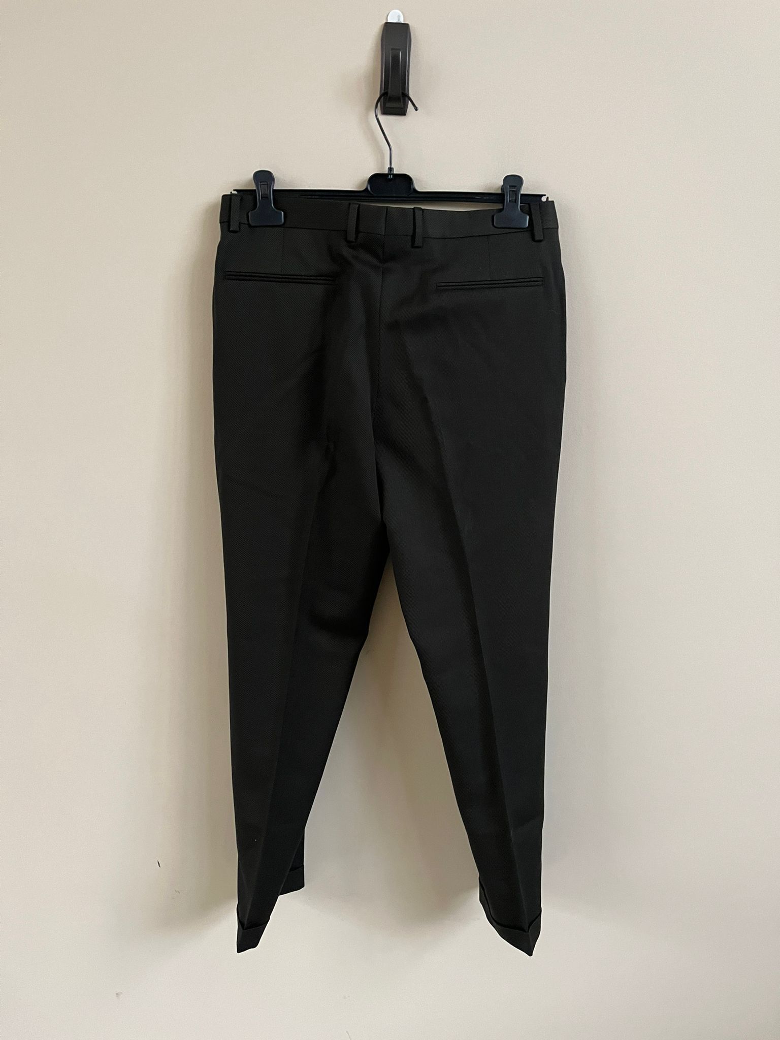 Ermenegildo Zegna One Pleat Wool Pants in Green Size US 34 / EU 50 - 9 Thumbnail