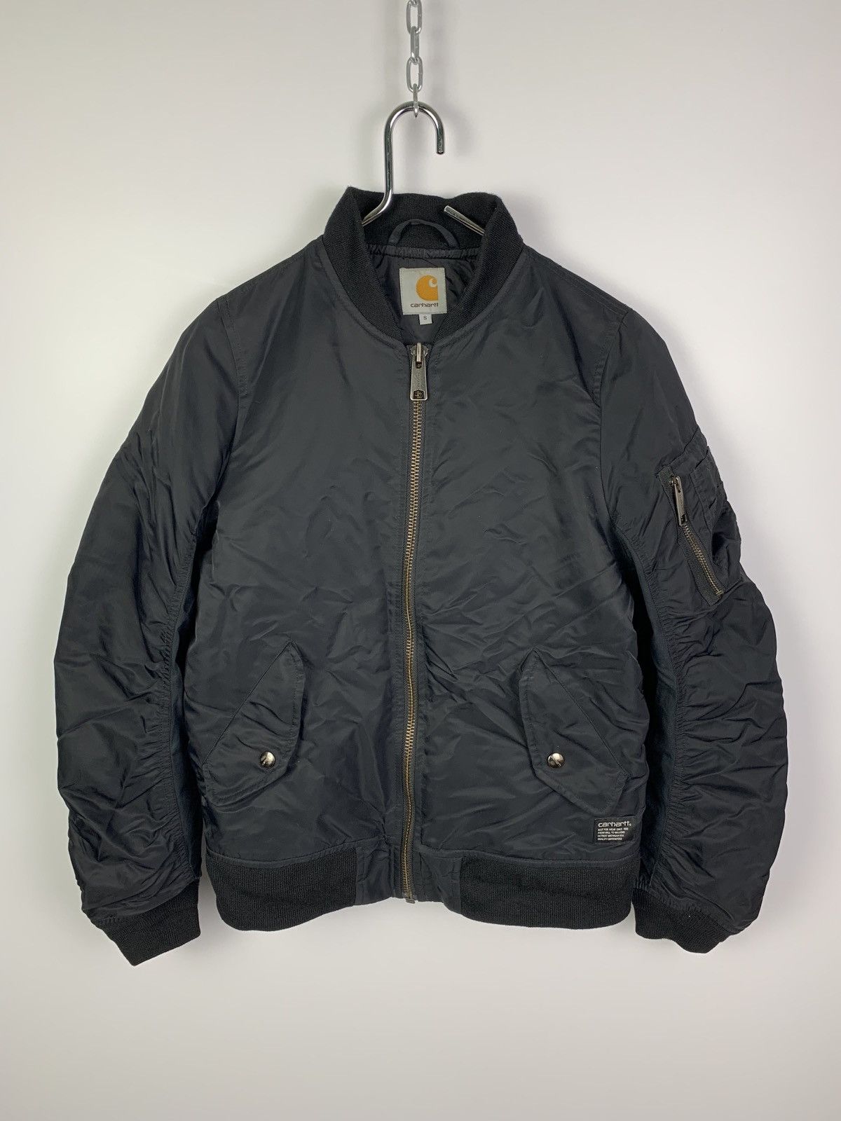 Carhartt Carhartt Bombers Jacket Black Military Grailed
