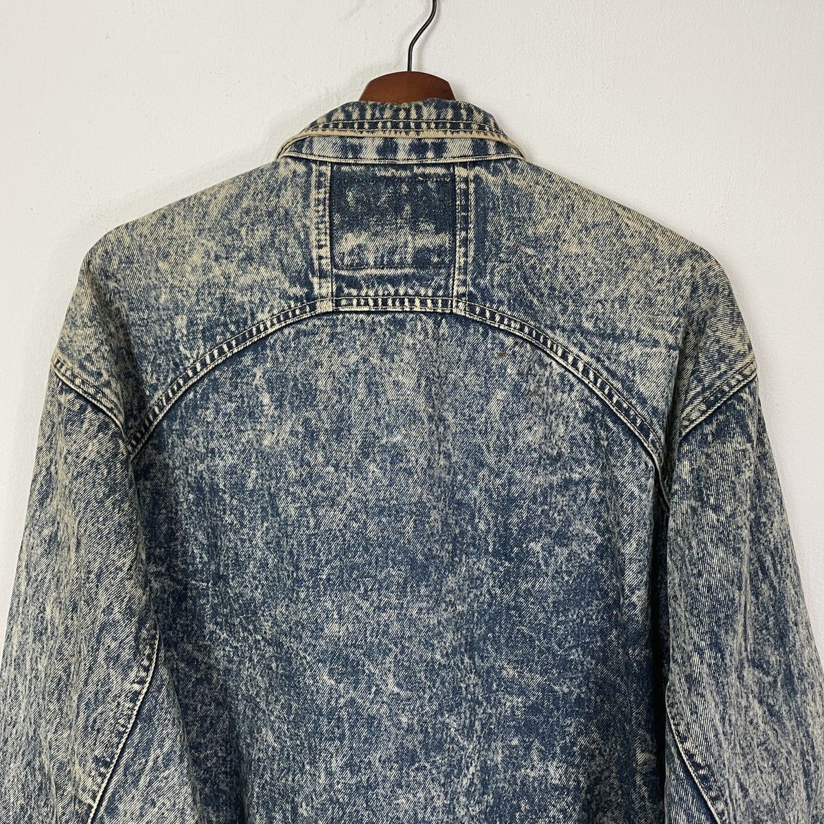 Vintage Vintage Unbranded Button Ups Acid Wash Jacket Size US L / EU 52-54 / 3 - 9 Thumbnail