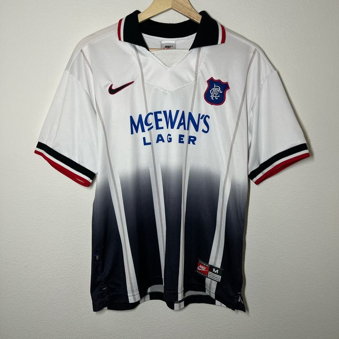 Vintage Nike 1997-1999 Glasgow Rangers F.C Soccer Jersey Size Men