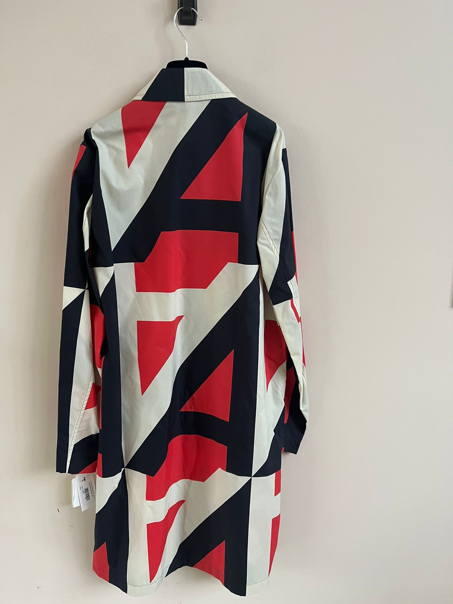 Dries Van Noten Long Geometric Coat in Multicolor Size US M / EU 48-50 / 2 - 15 Thumbnail