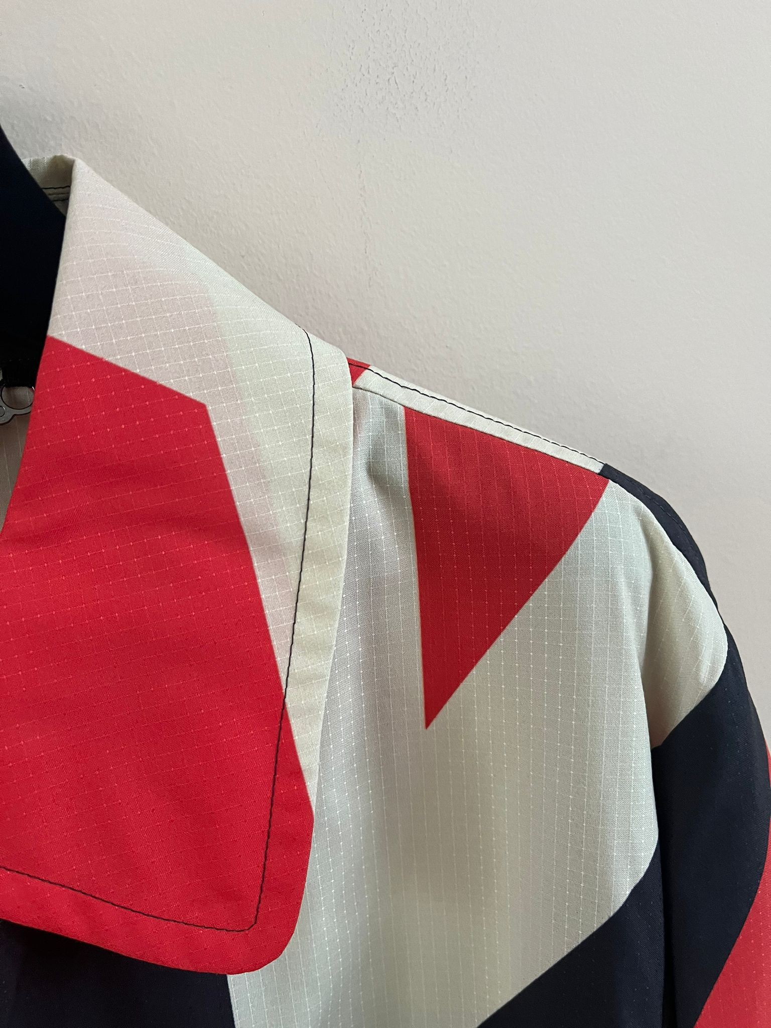 Dries Van Noten Long Geometric Coat in Multicolor Size US M / EU 48-50 / 2 - 7 Thumbnail