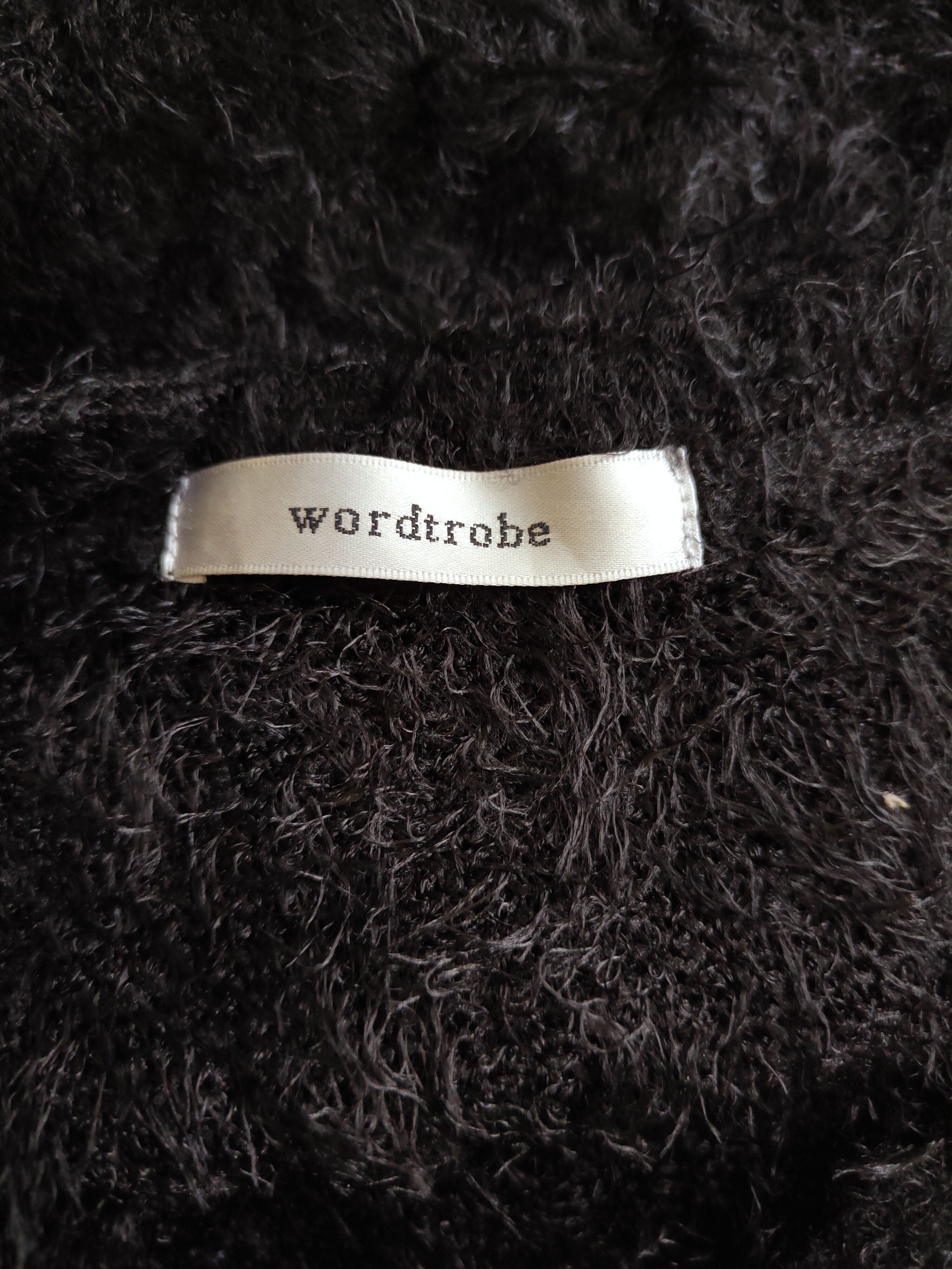 Japanese Brand × Other Word Trobe Black Shag Shaggy Fur Mohair Knitwear #S253 Size M / US 6-8 / IT 42-44 - 10 Thumbnail