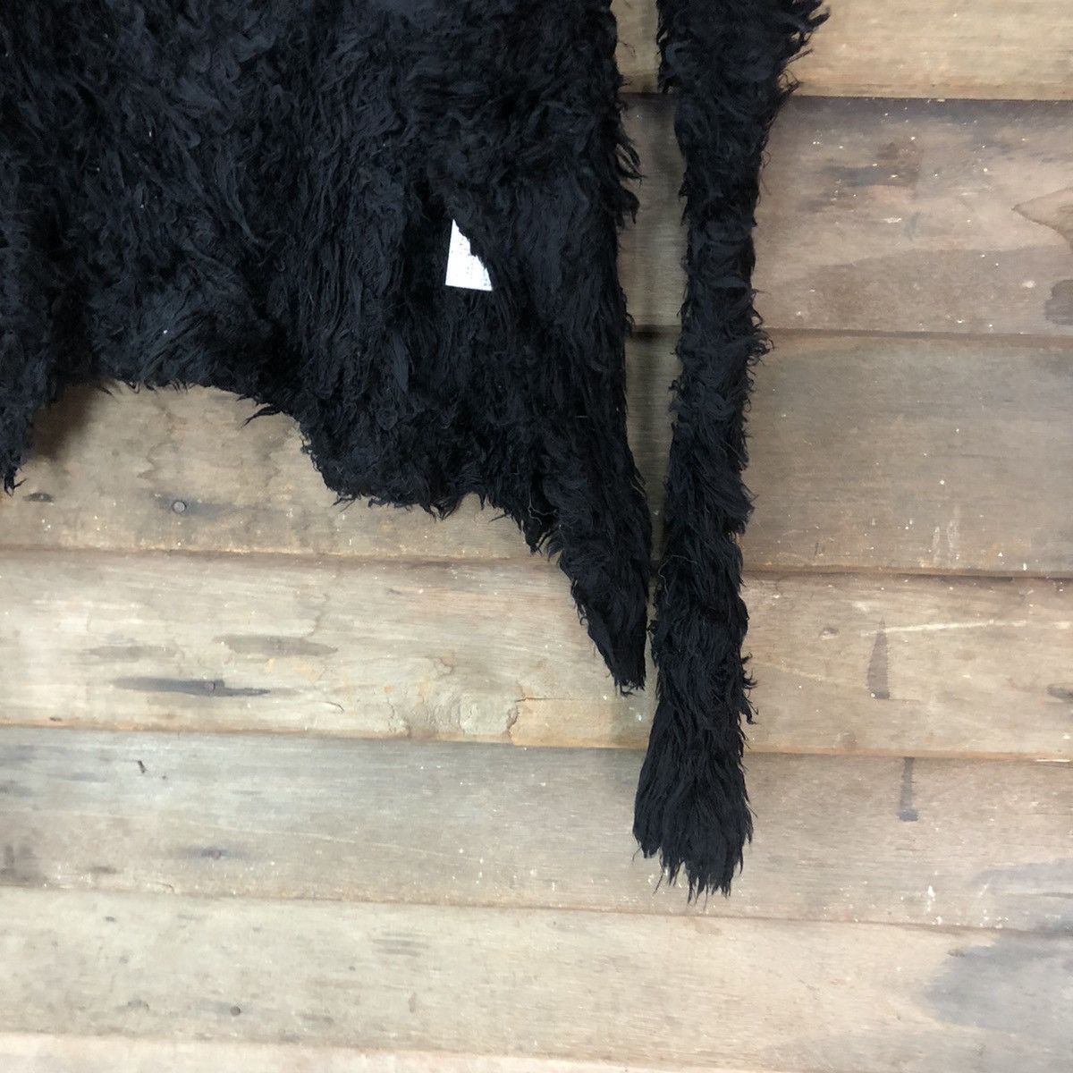 Homespun Knitwear × Japanese Brand Viva You Black Shag Shaggy Fur Mohair Knitwear #6950 Size S / US 4 / IT 40 - 5 Thumbnail