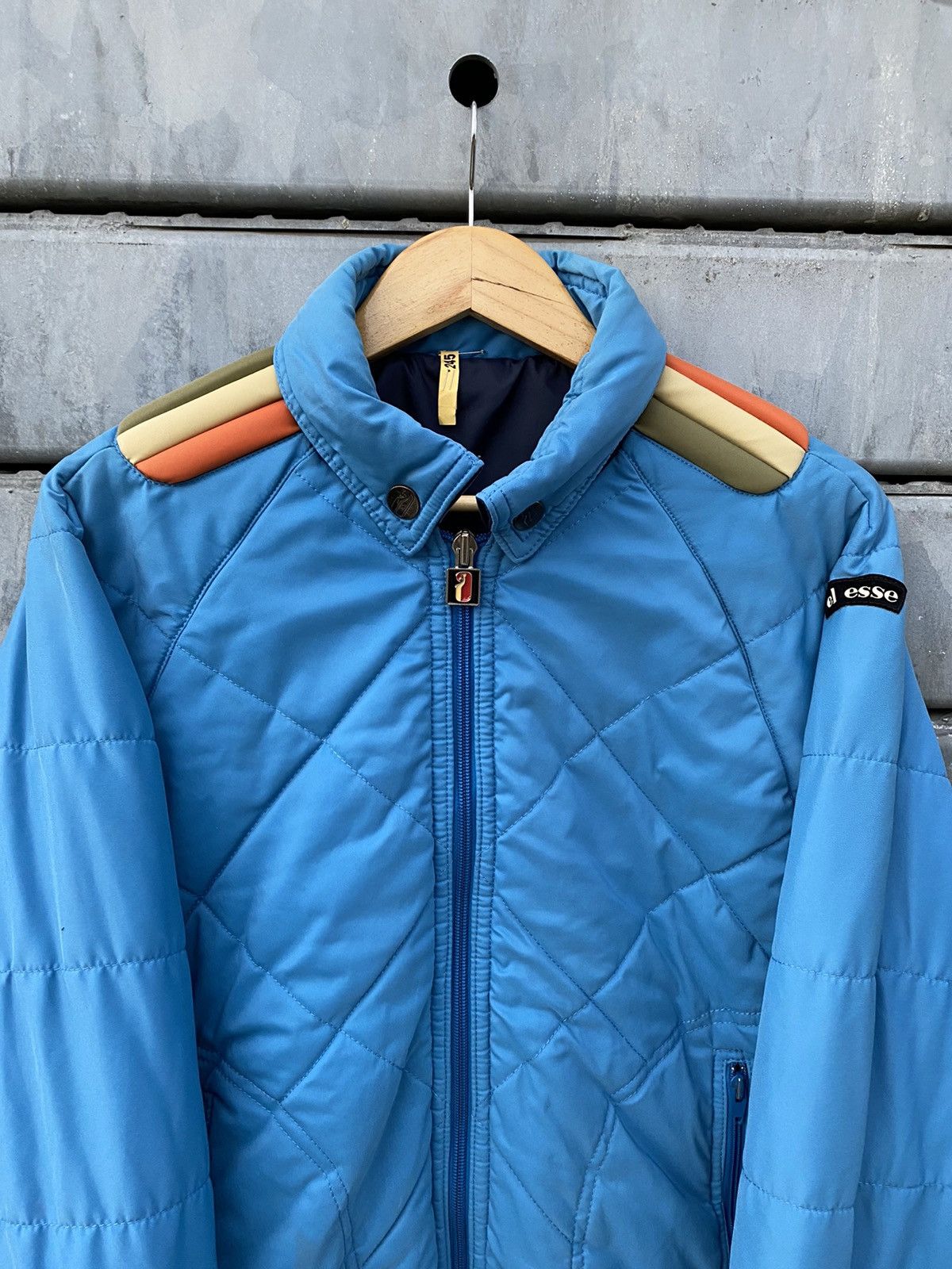 Ellesse × Vintage Vintage Ellesse Blue Maya Puffer GooseDown Jacket Size US L / EU 52-54 / 3 - 2 Thumbnail