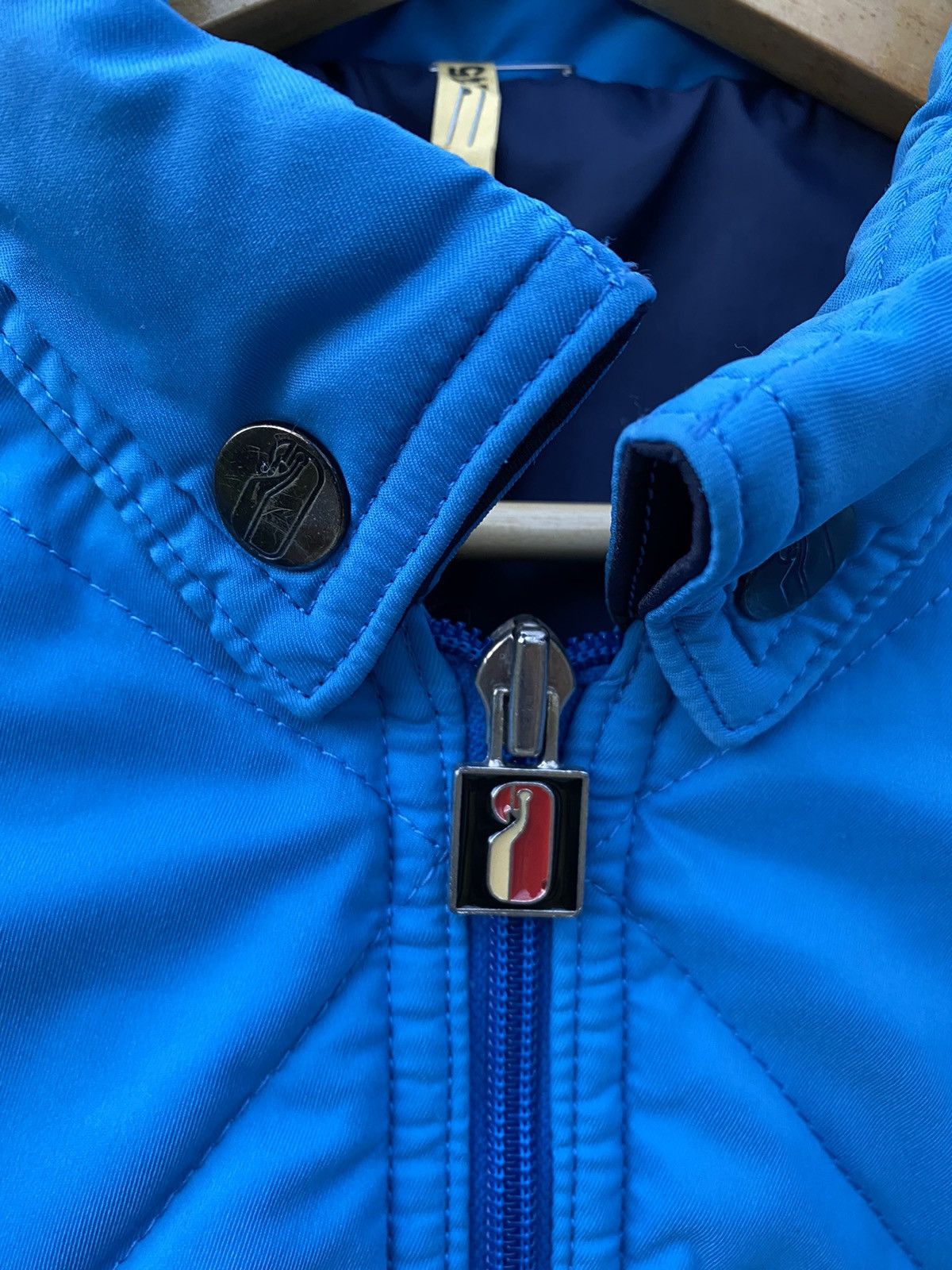 Ellesse × Vintage Vintage Ellesse Blue Maya Puffer GooseDown Jacket Size US L / EU 52-54 / 3 - 3 Thumbnail