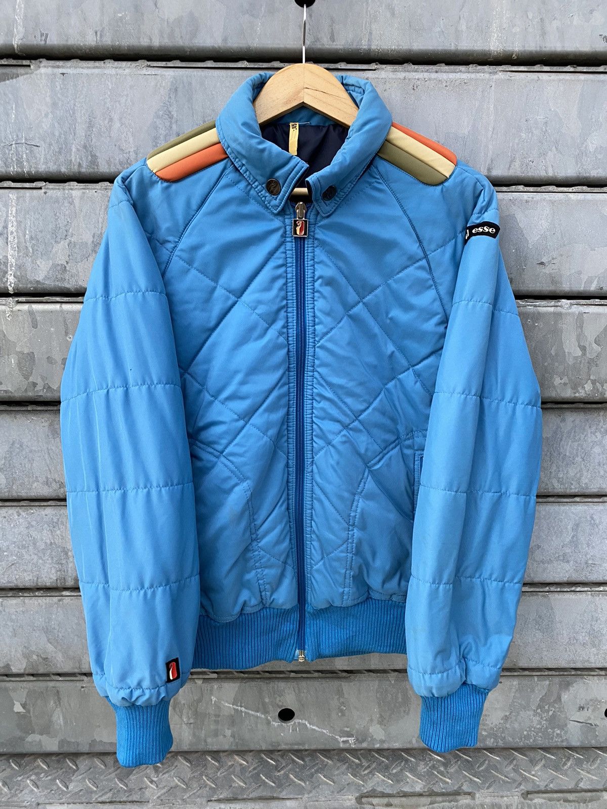 Ellesse × Vintage Vintage Ellesse Blue Maya Puffer GooseDown Jacket Size US L / EU 52-54 / 3 - 1 Thumbnail