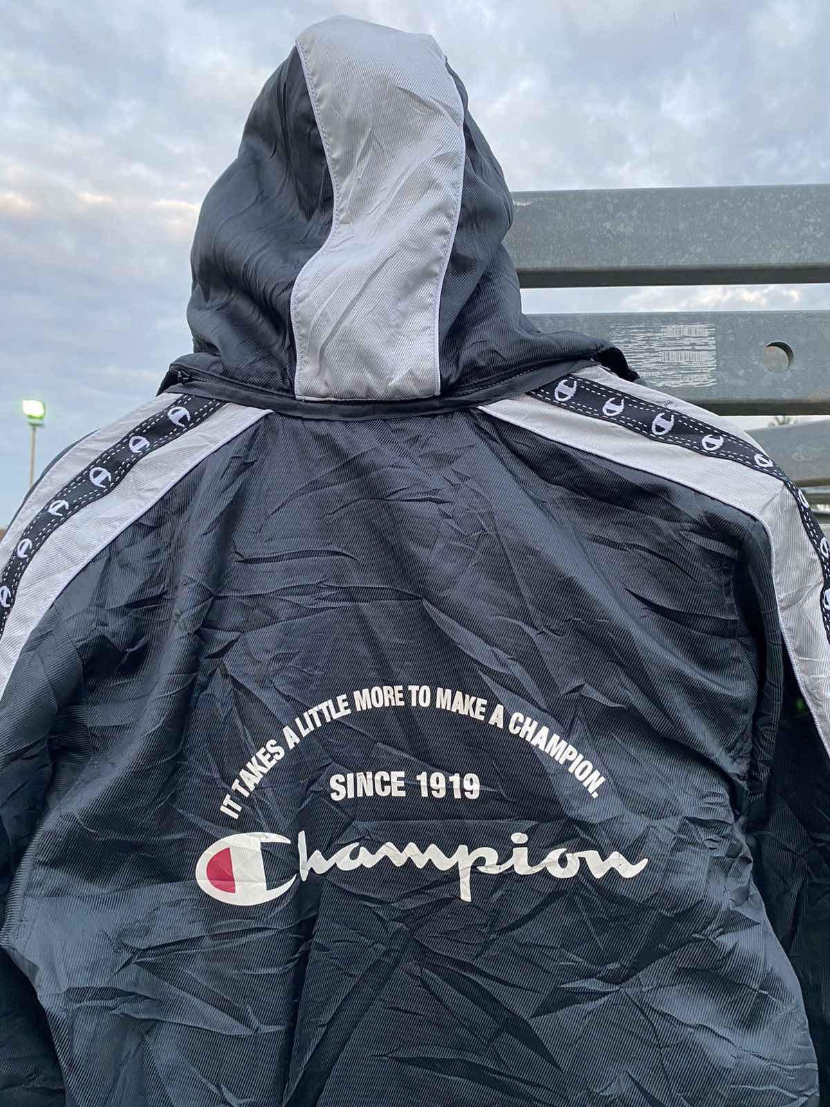 Champion × Vintage Vintage Champion Jacket Large Sweater 90s Dope Size US L / EU 52-54 / 3 - 2 Thumbnail