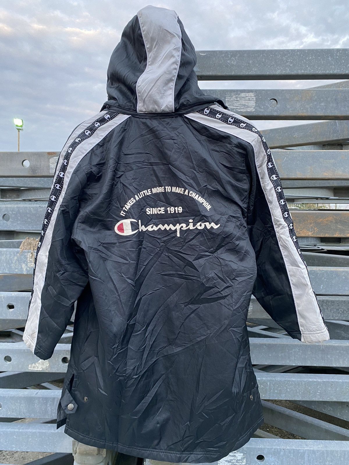 Champion × Vintage Vintage Champion Jacket Large Sweater 90s Dope Size US L / EU 52-54 / 3 - 1 Thumbnail