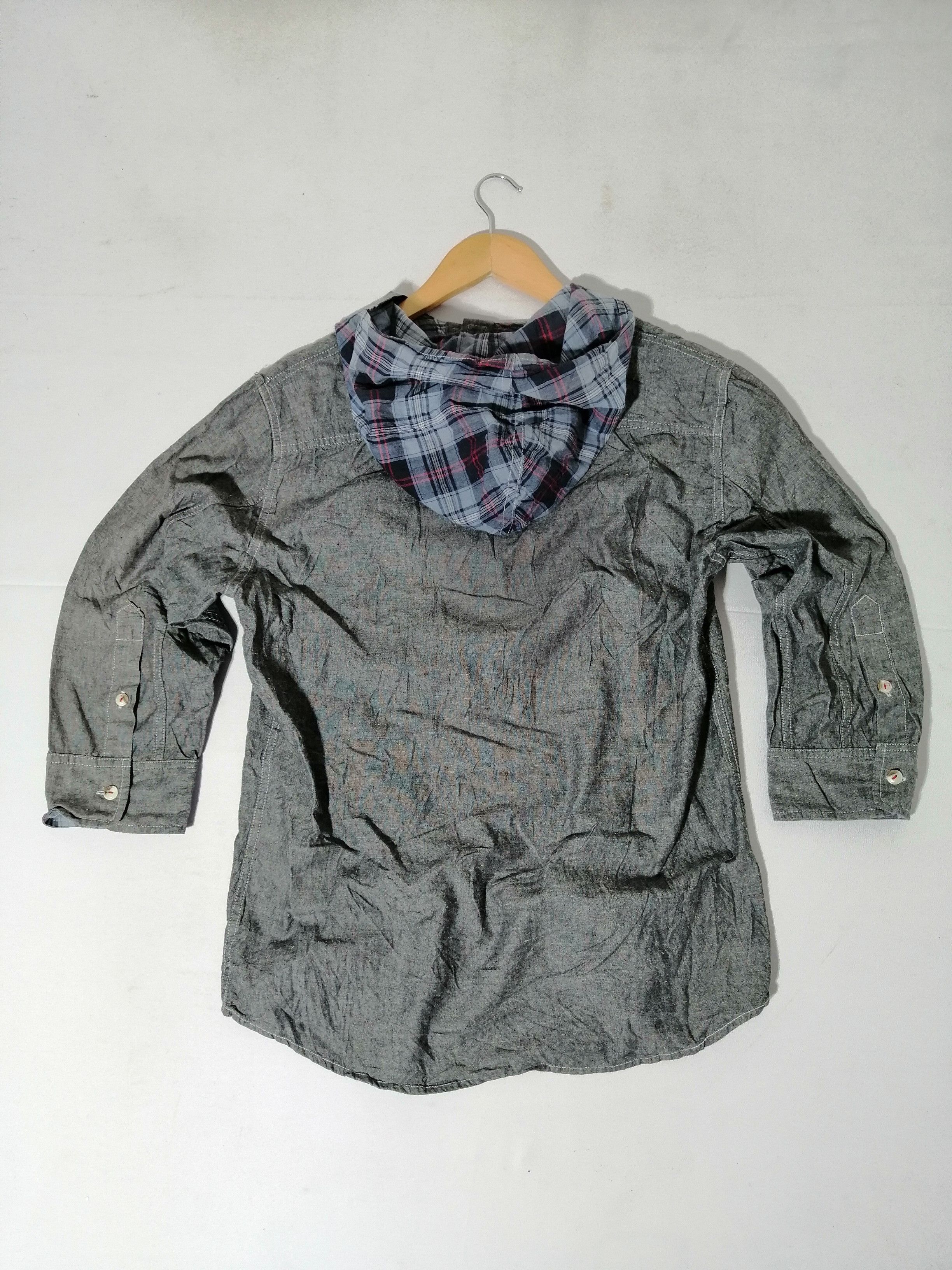 Beams Plus Beams Nice Design Buttons Shirt With Hoodie Size US M / EU 48-50 / 2 - 3 Thumbnail
