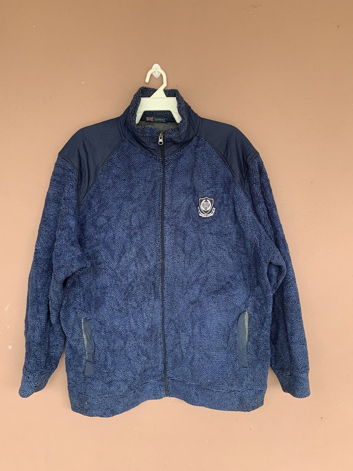 Kangol fleece full zipper nice design