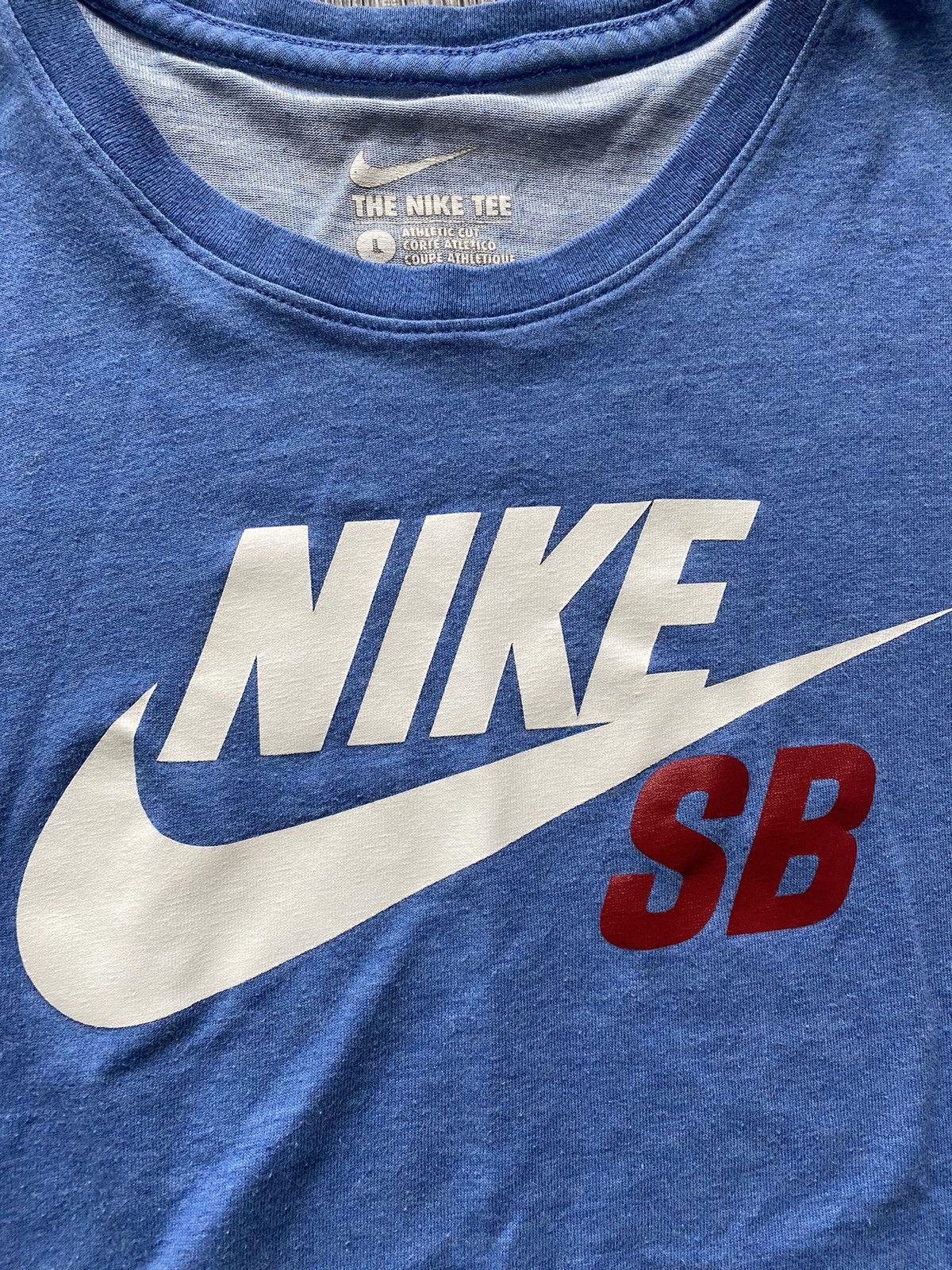 Nike Nike Sb T-Shirt Dri-Fit Blue tee Size US L / EU 52-54 / 3 - 3 Thumbnail