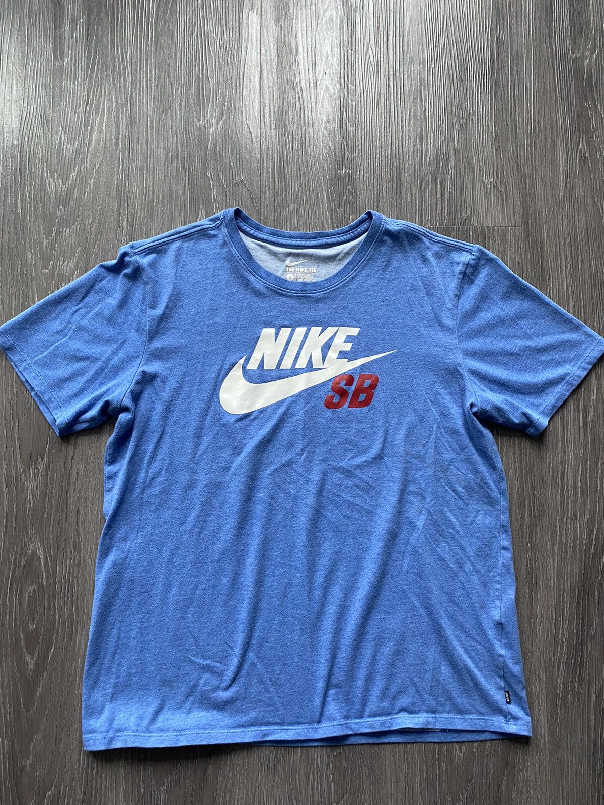 Nike Nike Sb T-Shirt Dri-Fit Blue tee Size US L / EU 52-54 / 3 - 2 Thumbnail