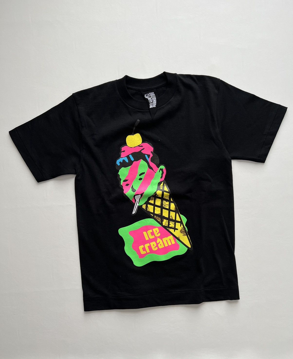 image of Billionaire Boys Club Season 1 Ice Cream Coneman 1 Tee in Black, Men's (Size XS)