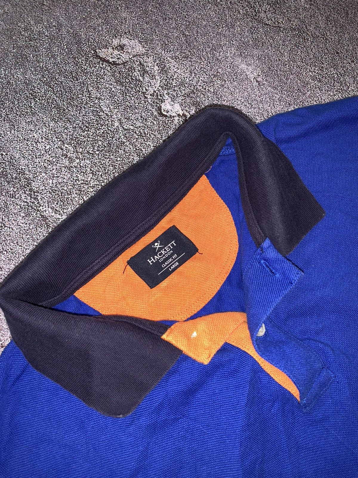 Hackett × Vintage Hackett vintage big logo rugby polo long sleeve sweatshirt Size US L / EU 52-54 / 3 - 6 Thumbnail