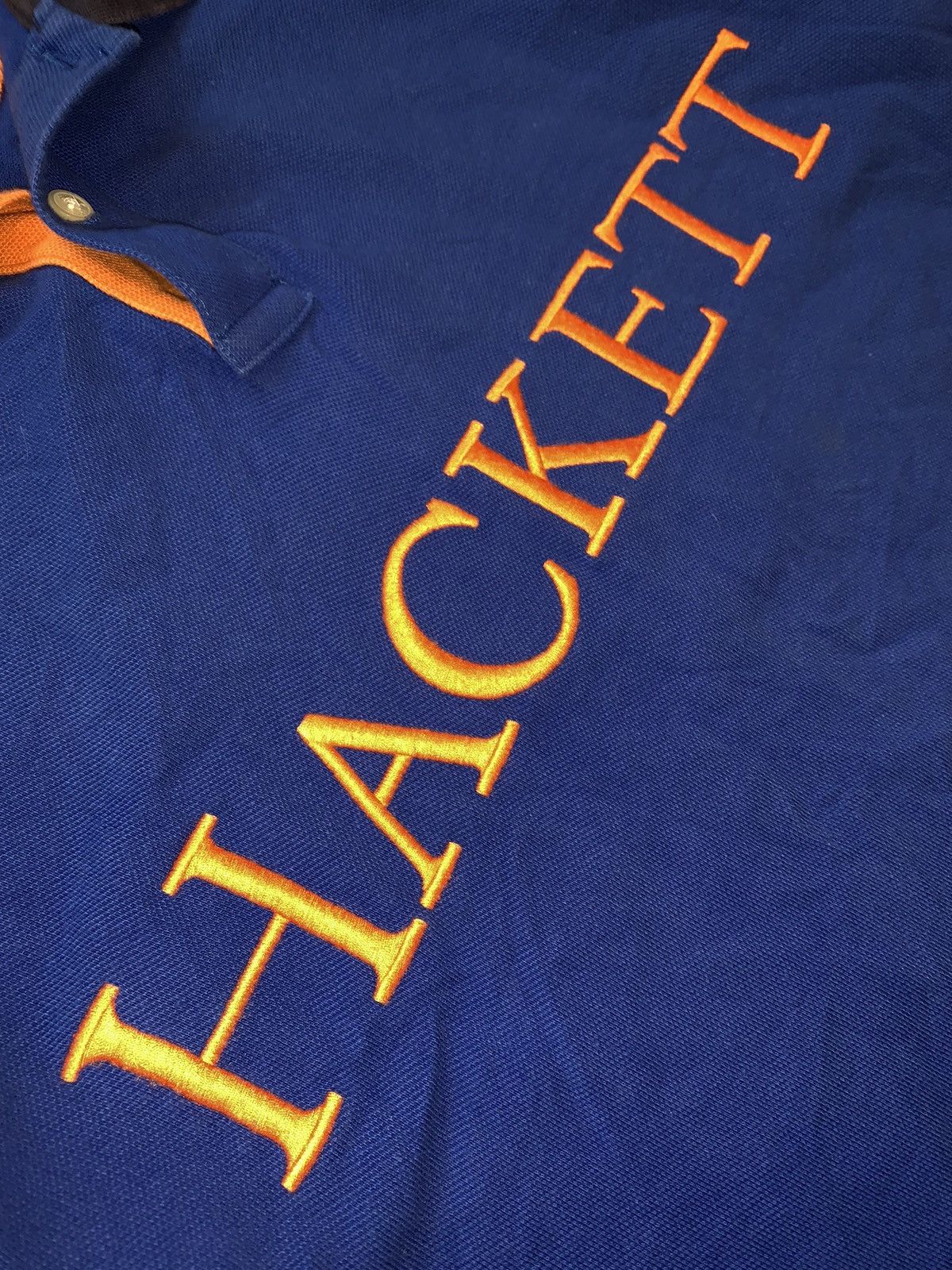 Hackett × Vintage Hackett vintage big logo rugby polo long sleeve sweatshirt Size US L / EU 52-54 / 3 - 5 Thumbnail