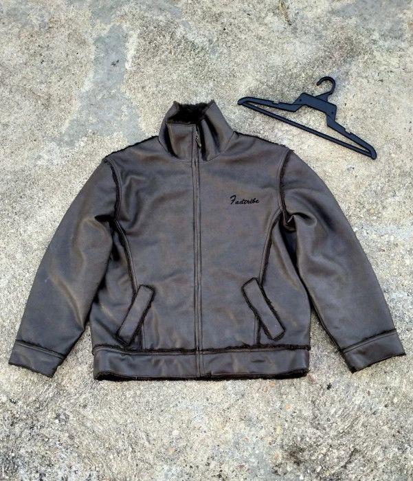 Japanese Brand VINTAGE GARAM COLLAR SHERPA ZIPPER JACKET Size US L / EU 52-54 / 3 - 1 Thumbnail