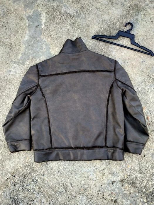 Japanese Brand VINTAGE GARAM COLLAR SHERPA ZIPPER JACKET Size US L / EU 52-54 / 3 - 7 Thumbnail