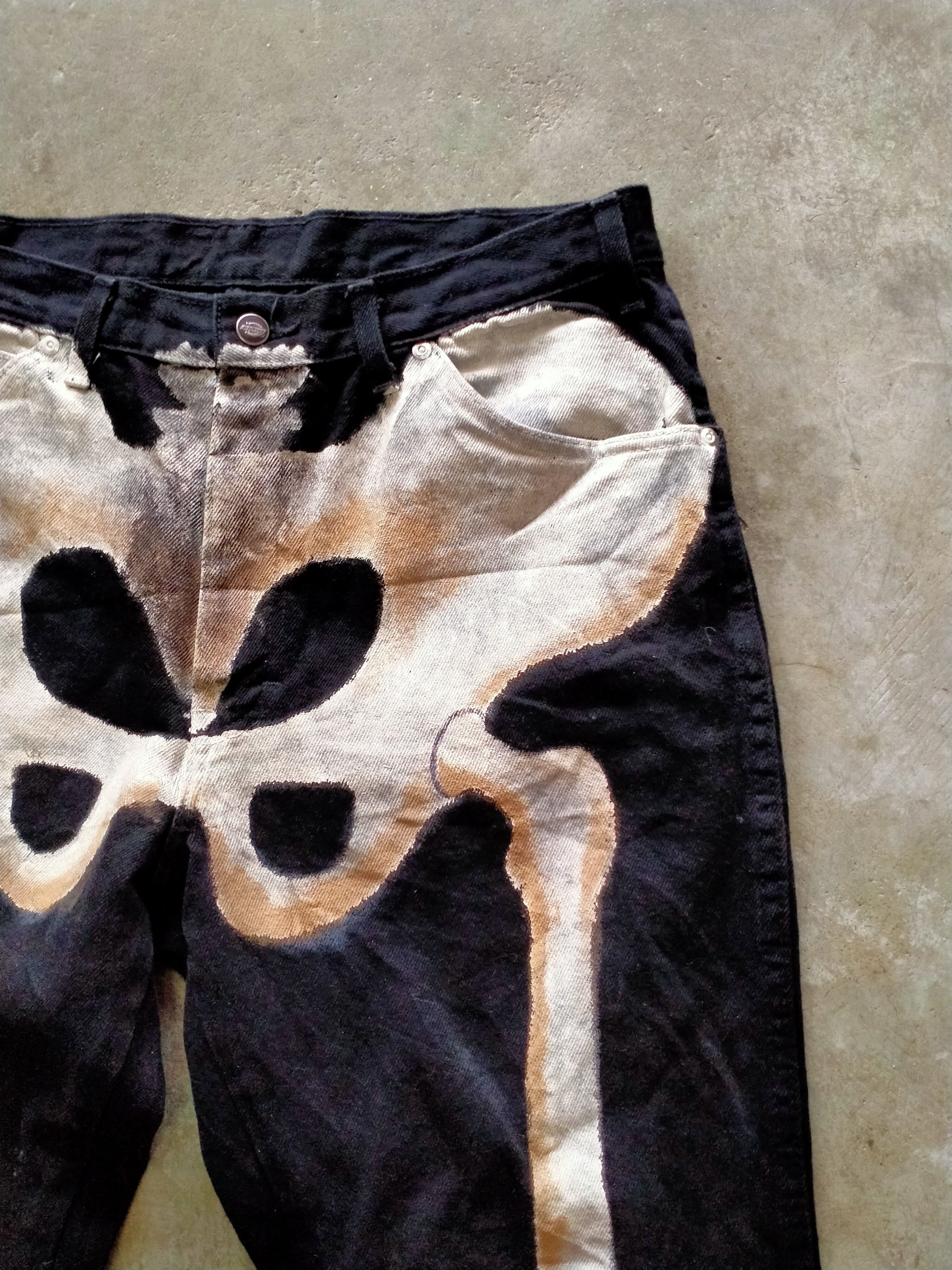 Dickies DICKIES SKELETON PAINT DENIM Size US 36 / EU 52 - 2 Thumbnail