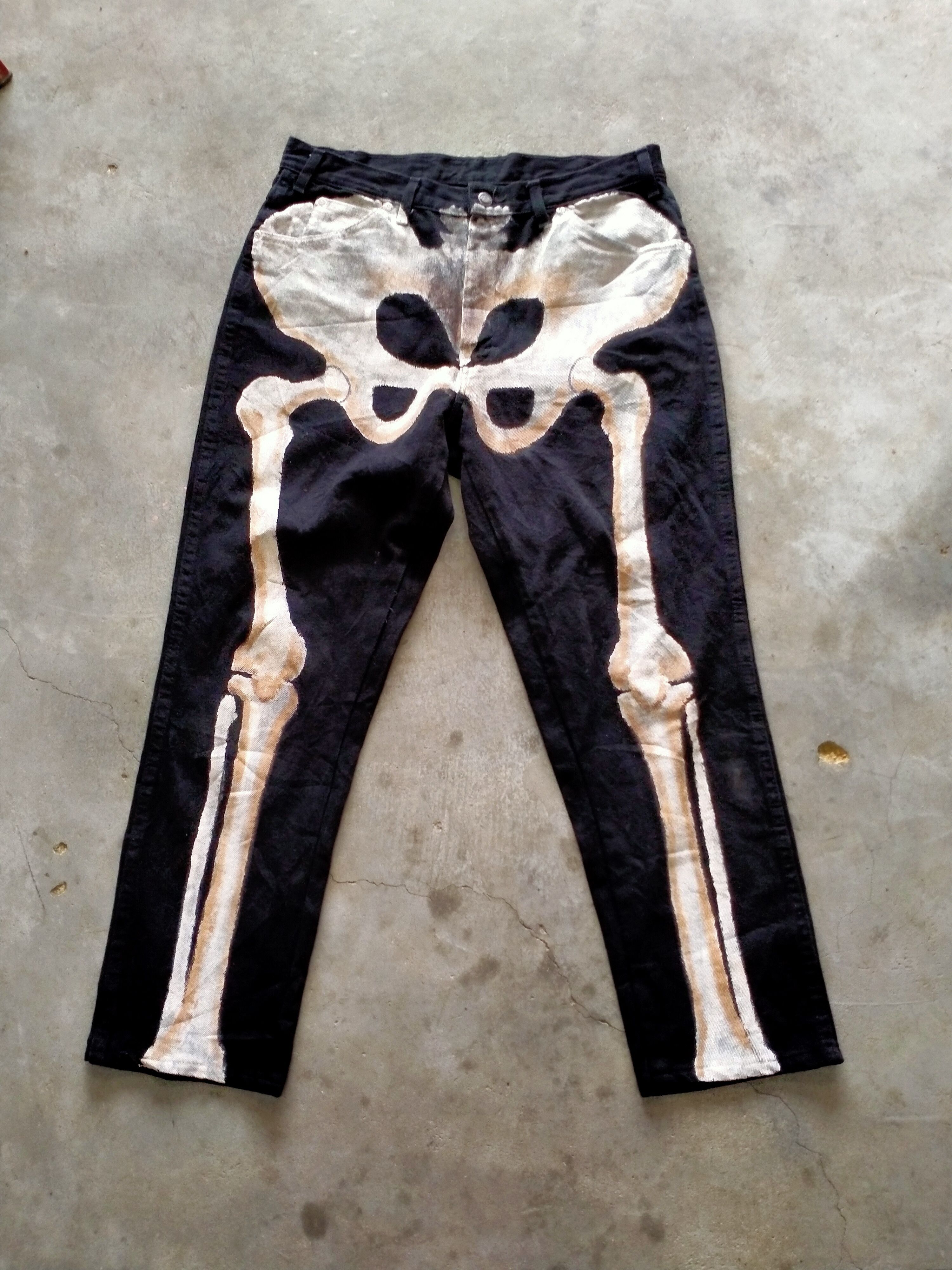 Dickies DICKIES SKELETON PAINT DENIM Size US 36 / EU 52 - 1 Thumbnail