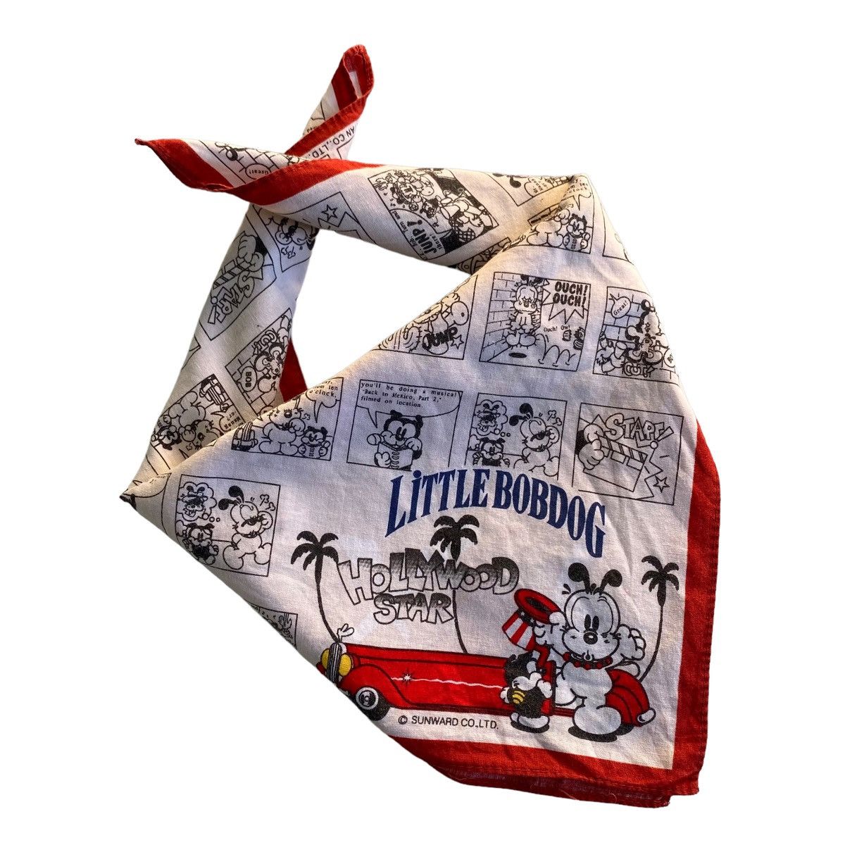 Vintage Little Bobdog Handkerchief / Neckerchief