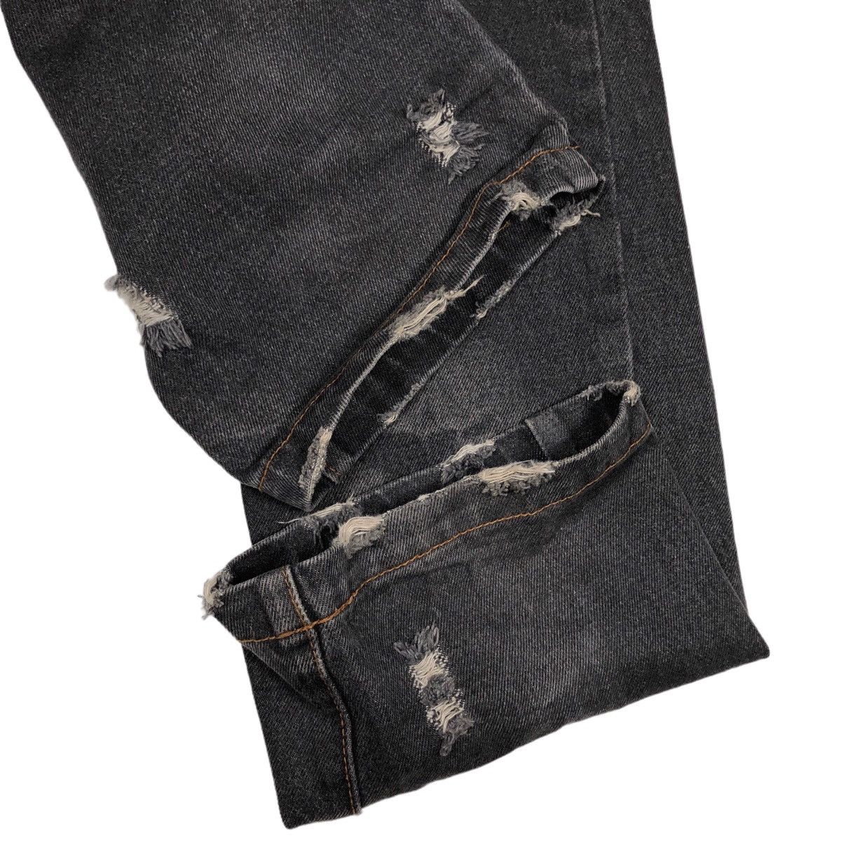 Japanese Brand Sex Pot Riot Revenge Punks Distressed Denim Pant Size US 33 - 16 Thumbnail