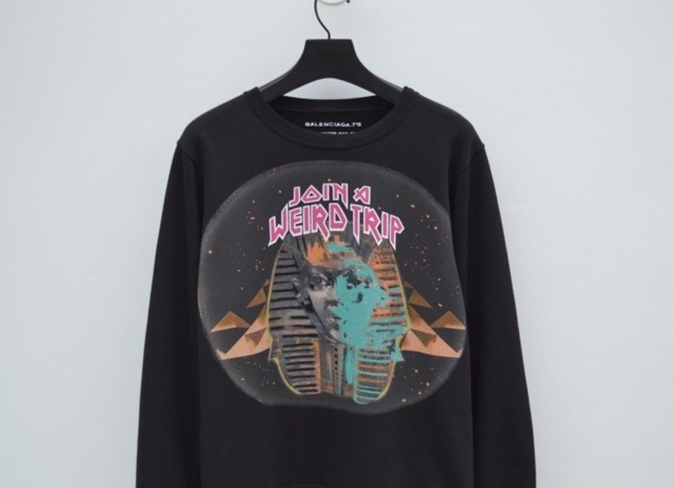 balenciaga join a weird trip sweatshirt