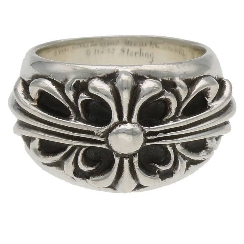 Chrome Hearts Chrome Hearts Floral Cross Ring size 9 | Grailed