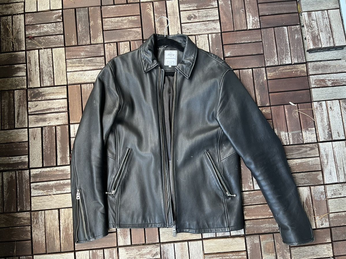 Beams Plus B Ming by Beams Sheep Leather Jacket Grailed