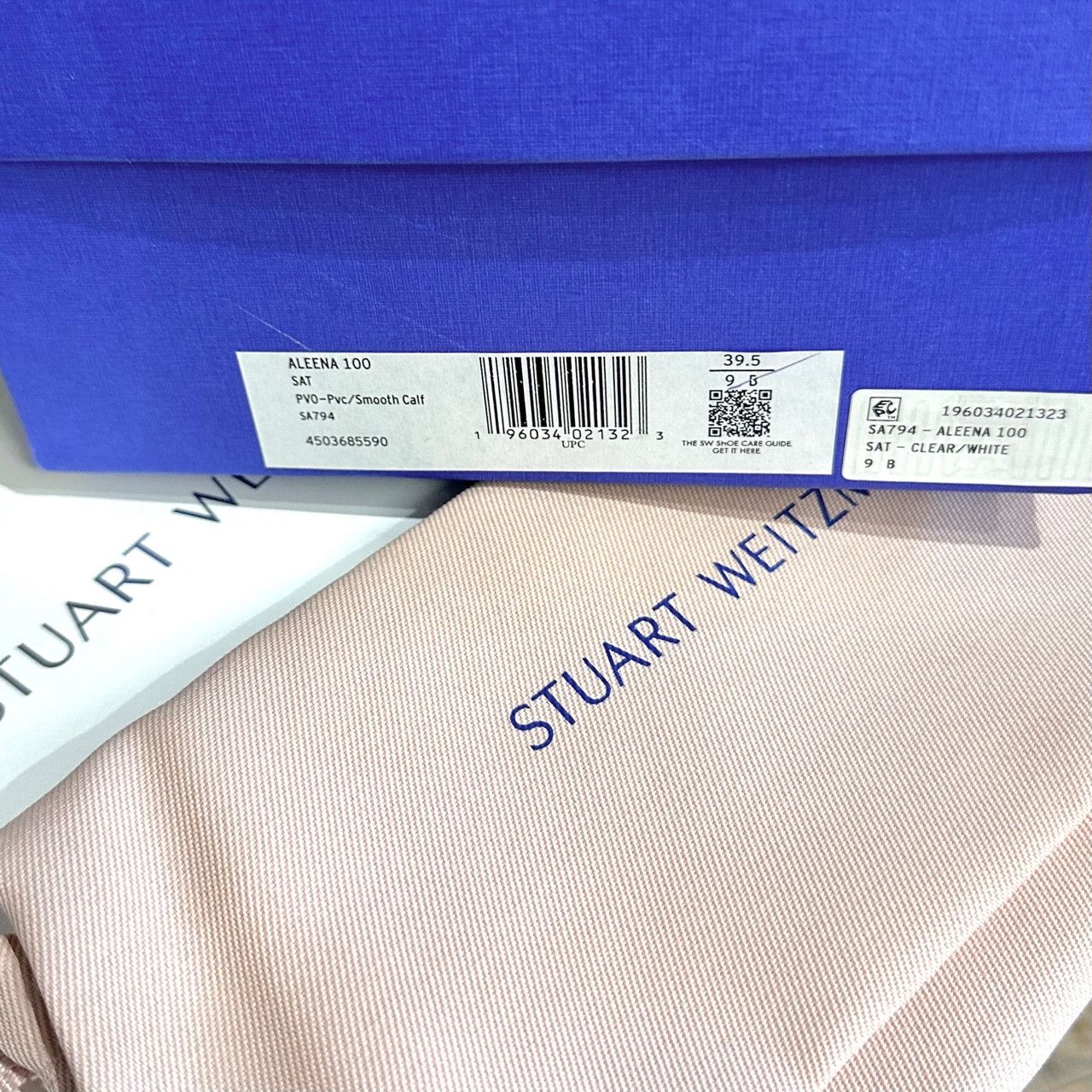 Stuart Weitzman Stuart Weitzman PVC White Aleena 100 Heeled Mules Size US 9.5 / IT 39.5 - 10 Thumbnail