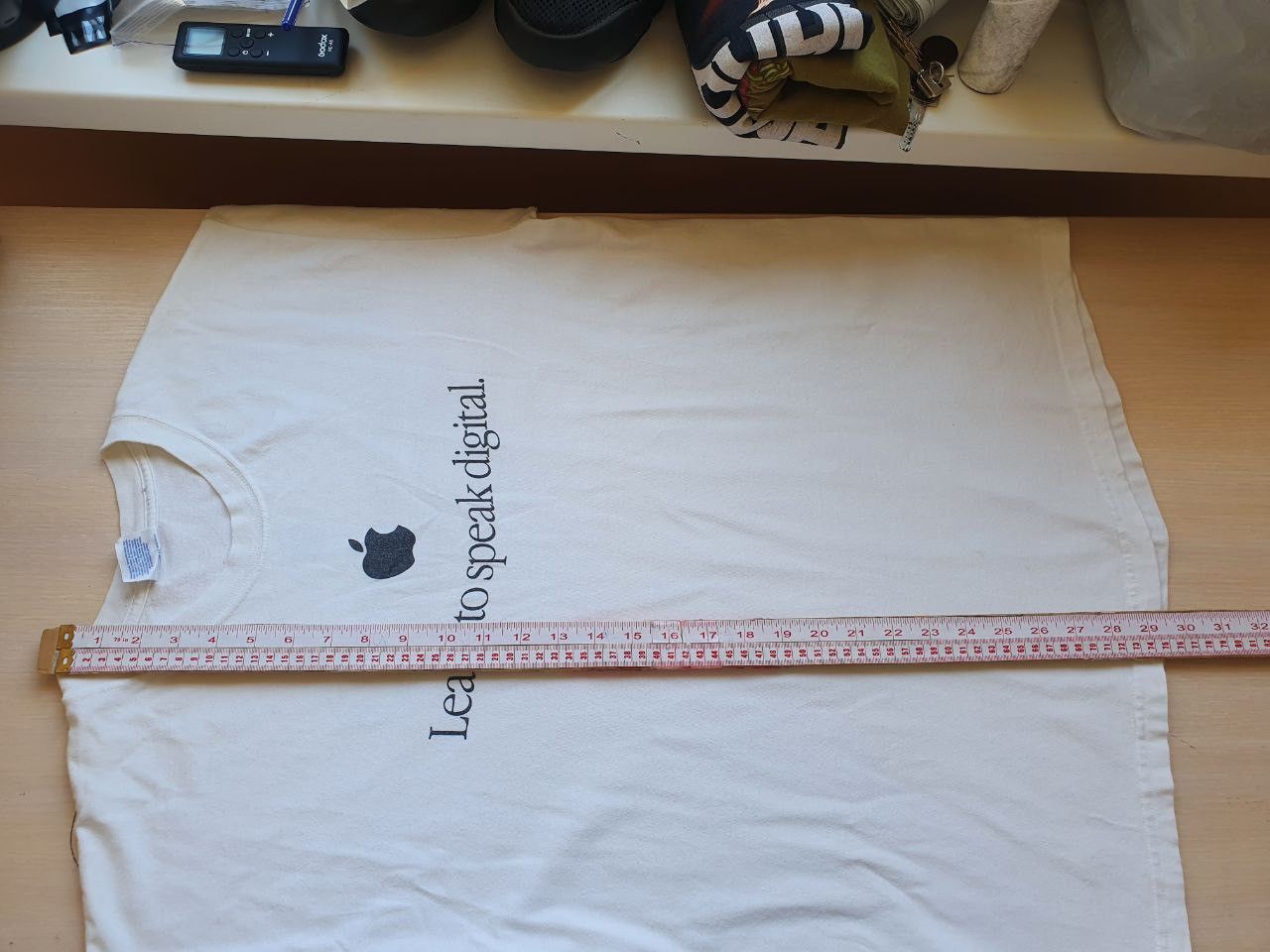 Apple × Mackintosh × Vintage Vintage Apple Corp Learn to Speak Digital t shirt 1990s Size US L / EU 52-54 / 3 - 7 Thumbnail