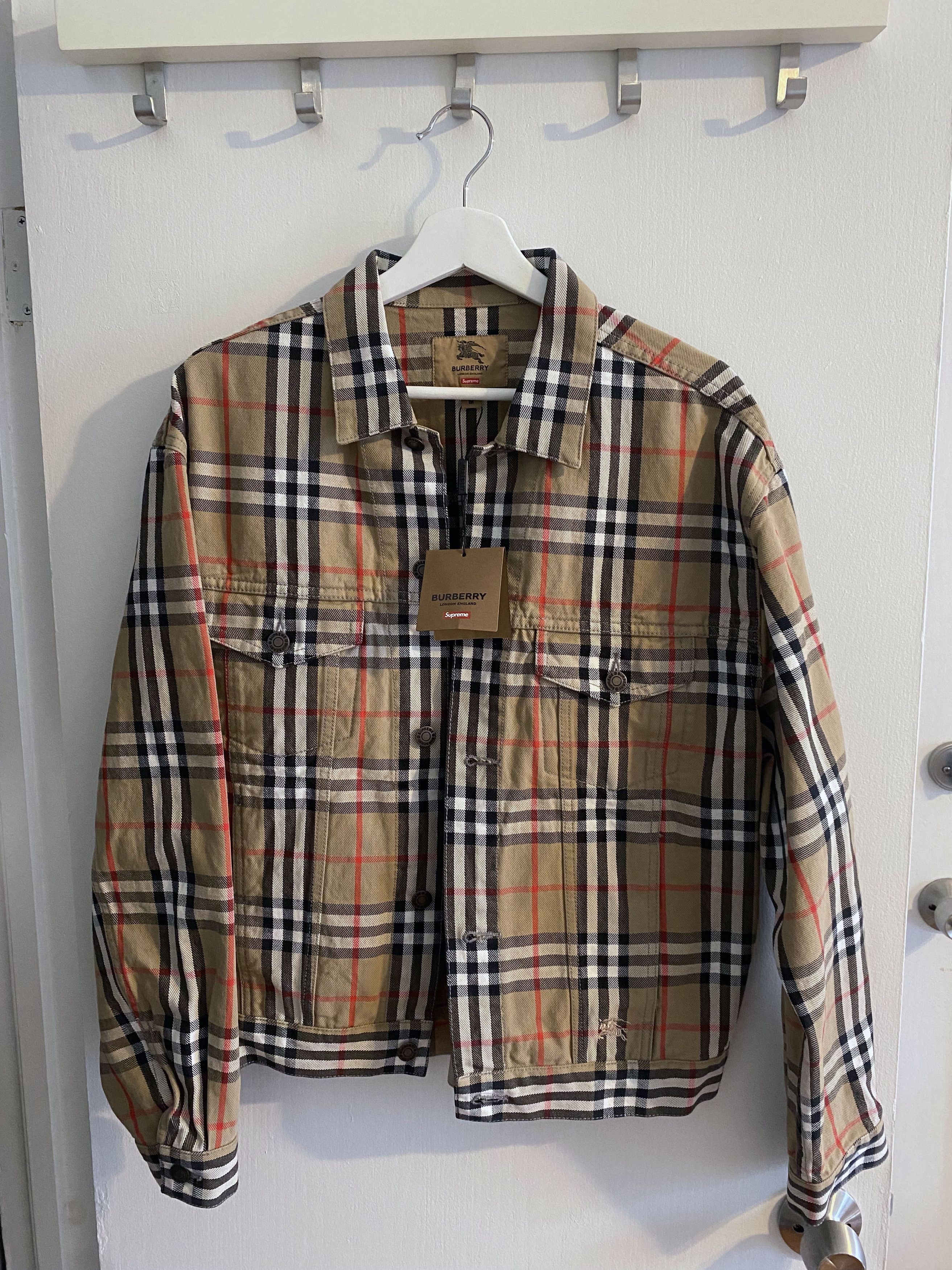 Burberry Denim Trucker Jacket - spring summer 2022 - Supreme