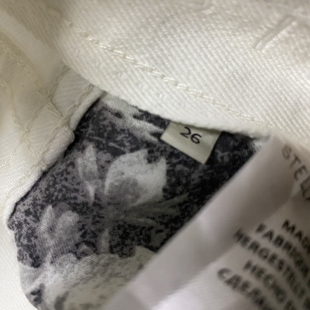 Designer × Stella McCartney Stella McCartney Gold Patchwork Embroidery Boyfriend Jeans Size 30" / US 8 / IT 44 - 20 Thumbnail